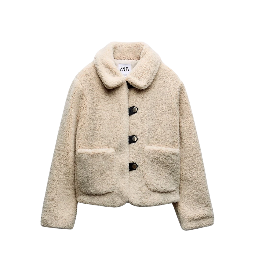 (W) 자라 플리스 자켓 에크루 | Zara | KREAM (W) Zara Fleece Jacket Ecru