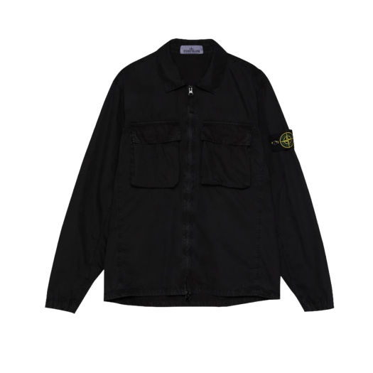 Stone Island 114WN T.CO+OLD Overshirt Black - 22SS
