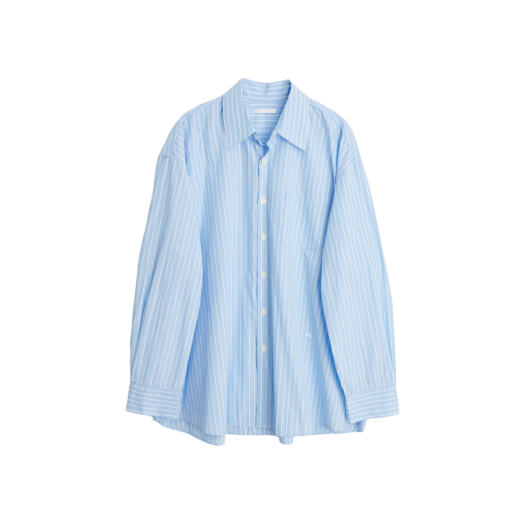 Our Legacy Borrowed Shirt Blue Rose Olden Stripe