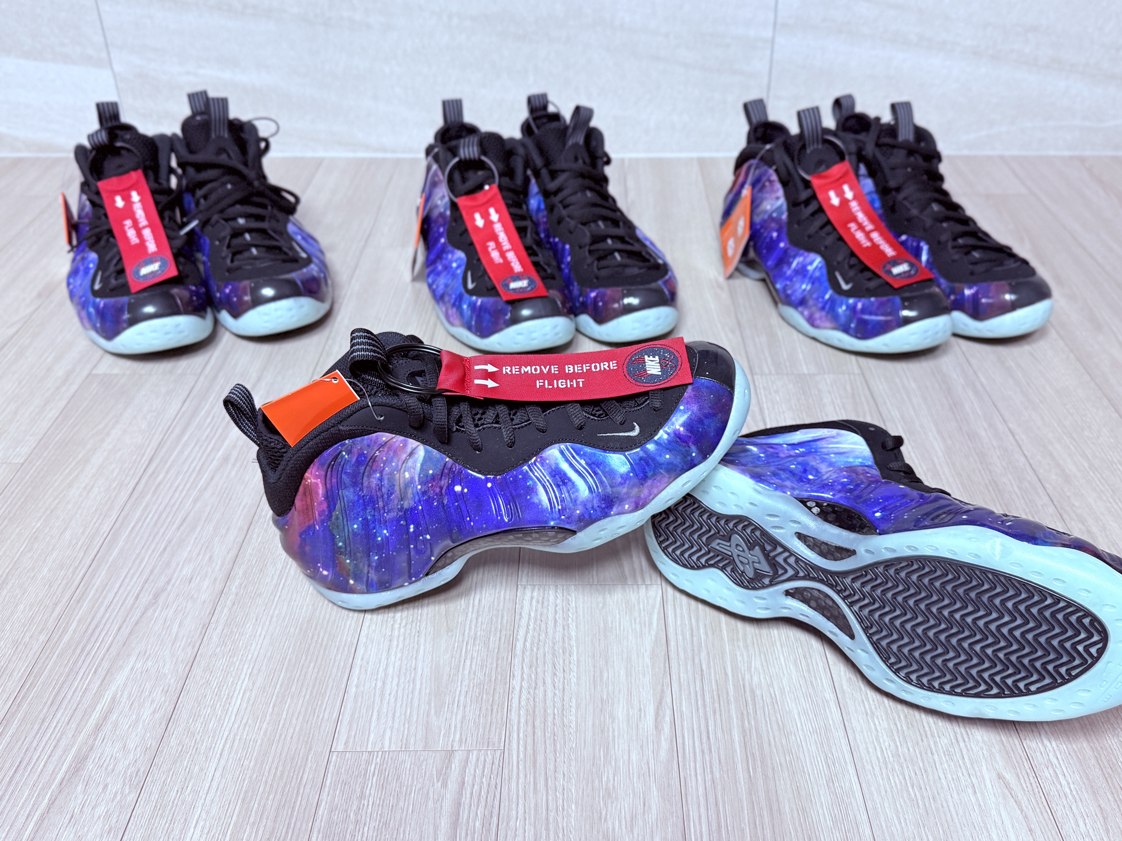 Nike Air Foamposite One Galaxy 착용 스타일 - 1
