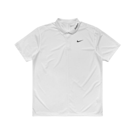 Malbon Golf x Nike Dri-Fit Victory Soild Polo White