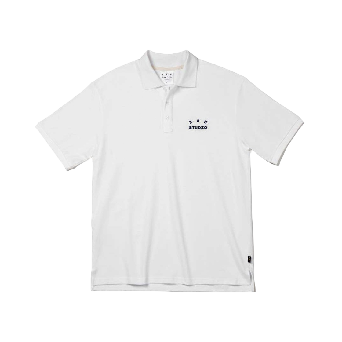 【IAB STUDIO】 IAB Studio T-Shirt White Navy 아이앱 스튜디오 피케 셔츠 화이트 | IAB Studio | KREAM