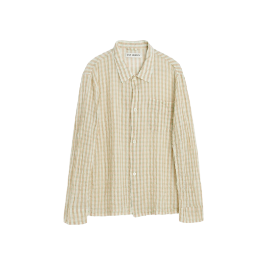 Our Legacy Box Shirt Basque Seersucker Check