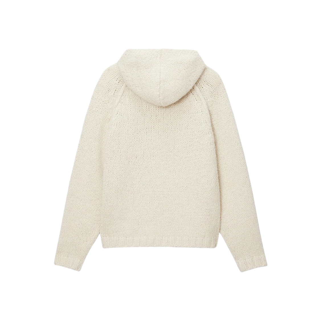 스투시 청키 니트 후드 집업 아이보리 | Stussy | KREAM