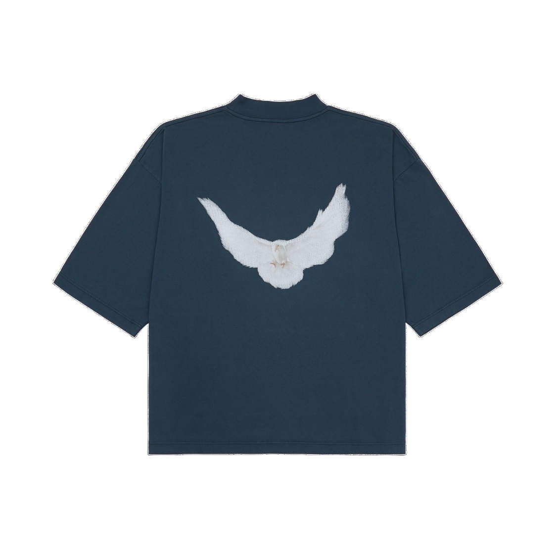 이지 갭 엔지니어드 바이 발렌시아가 도브 3/4 슬리브 티셔츠 다크 블루(Yeezy Gap Engineered By Balenciaga Dove 3/4 Sleeve T-Shirt Dark Blue)