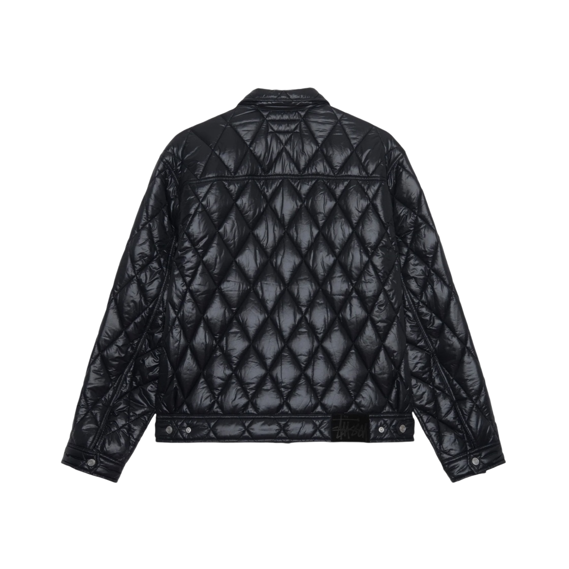 ジャケット・アウター stussy NYLON CONTRAST STITCH TRUCKER 스투시 워크 자켓 콘트라스트 스티치 블랙 | Stussy | KREAM