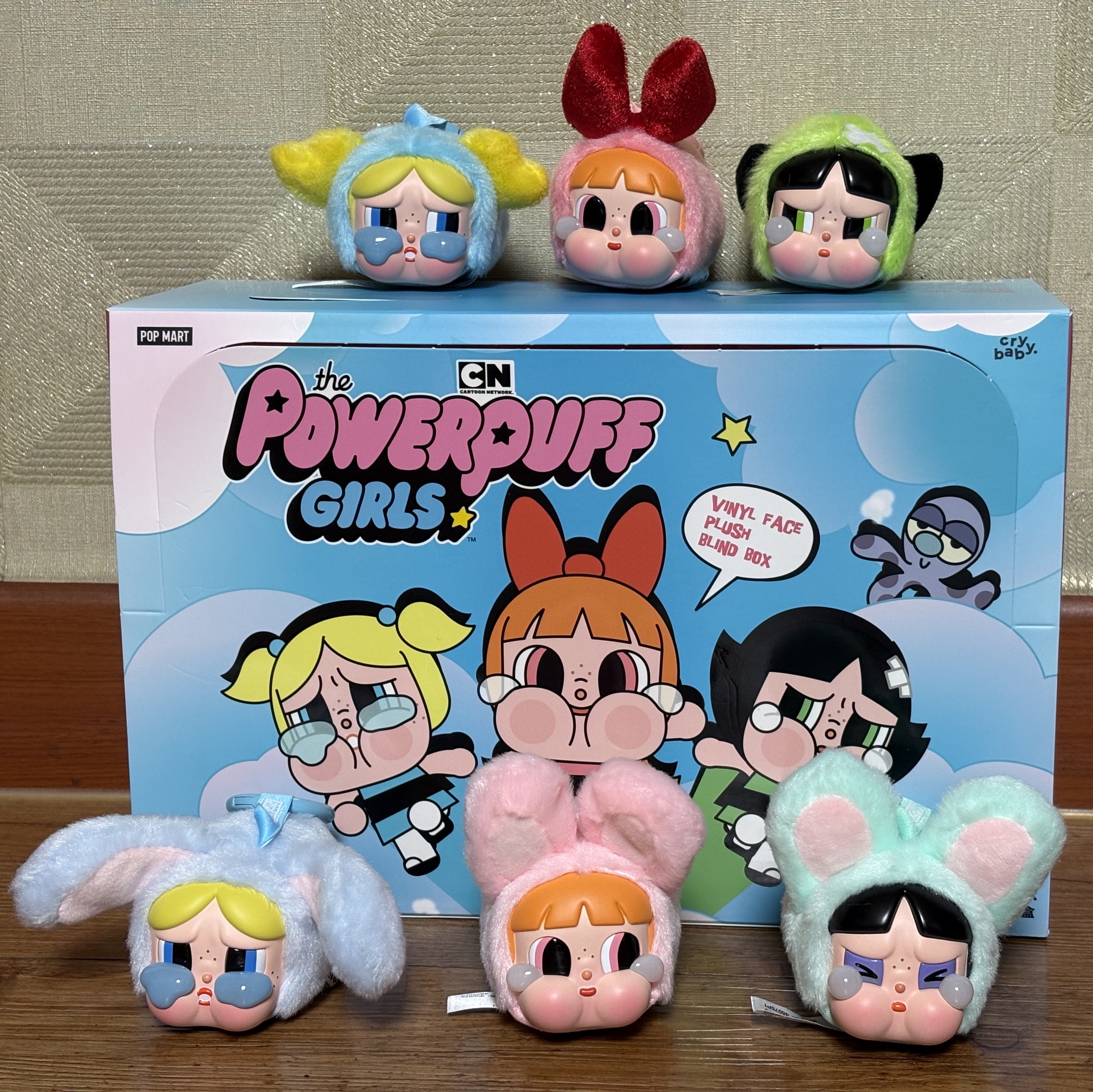 Pop Mart Crybaby x Powerpuff Girls Series Keyring Sealed Case (6 Blind Boxes) 착용 스타일 - 2