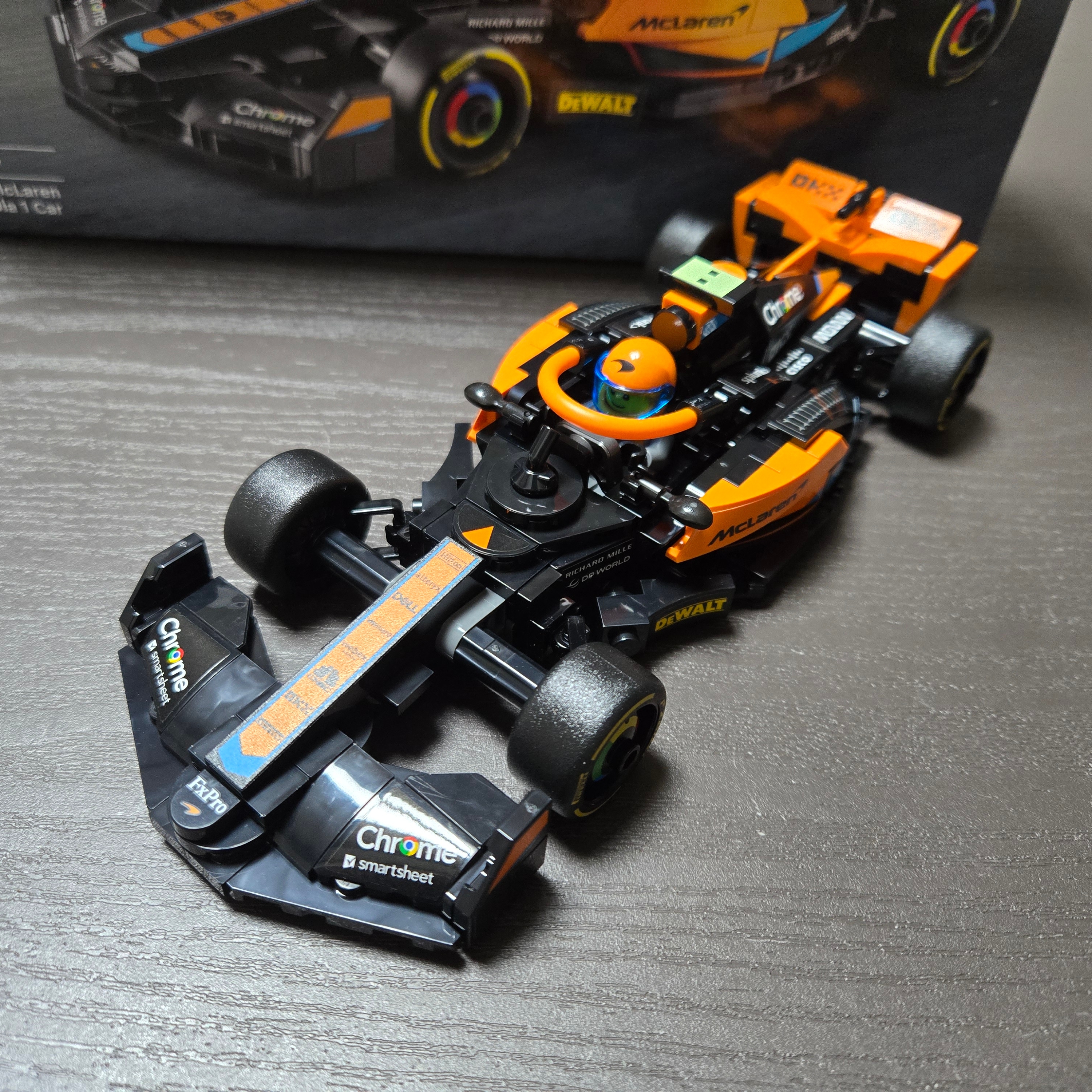 Lego 2023 McLaren Formula 1 Race Car 착용 스타일 - 1