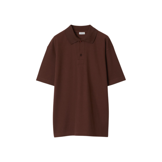 Burberry Cotton Polo Shirt Treacle