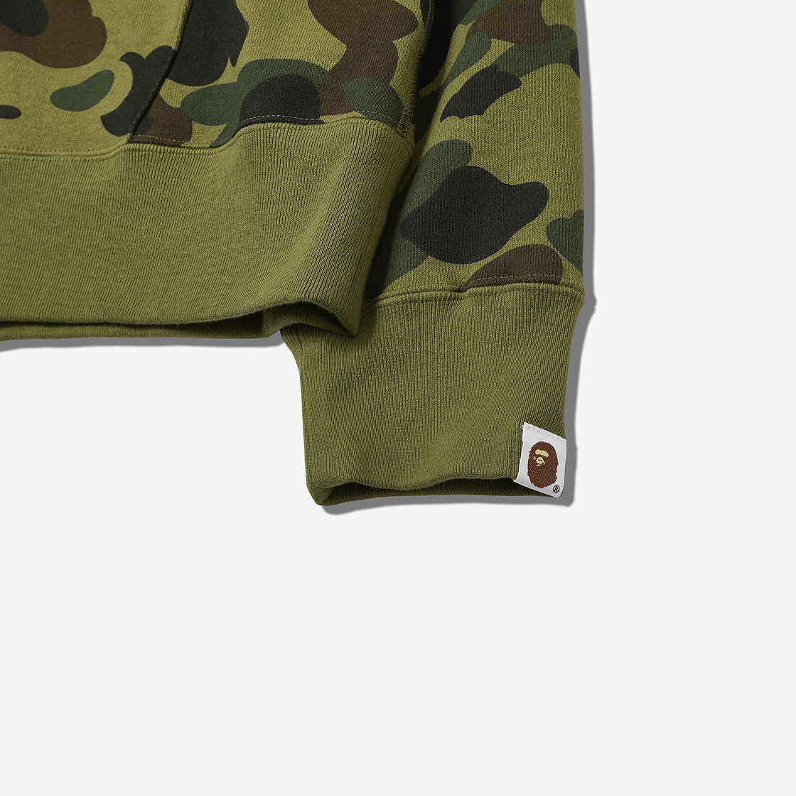 베이프 퍼스트 카모 세퍼레이트 샤크 풀 집 후드 그린(BAPE 1st Camo Separate Shark Full Zip Hoodie Green) - 8