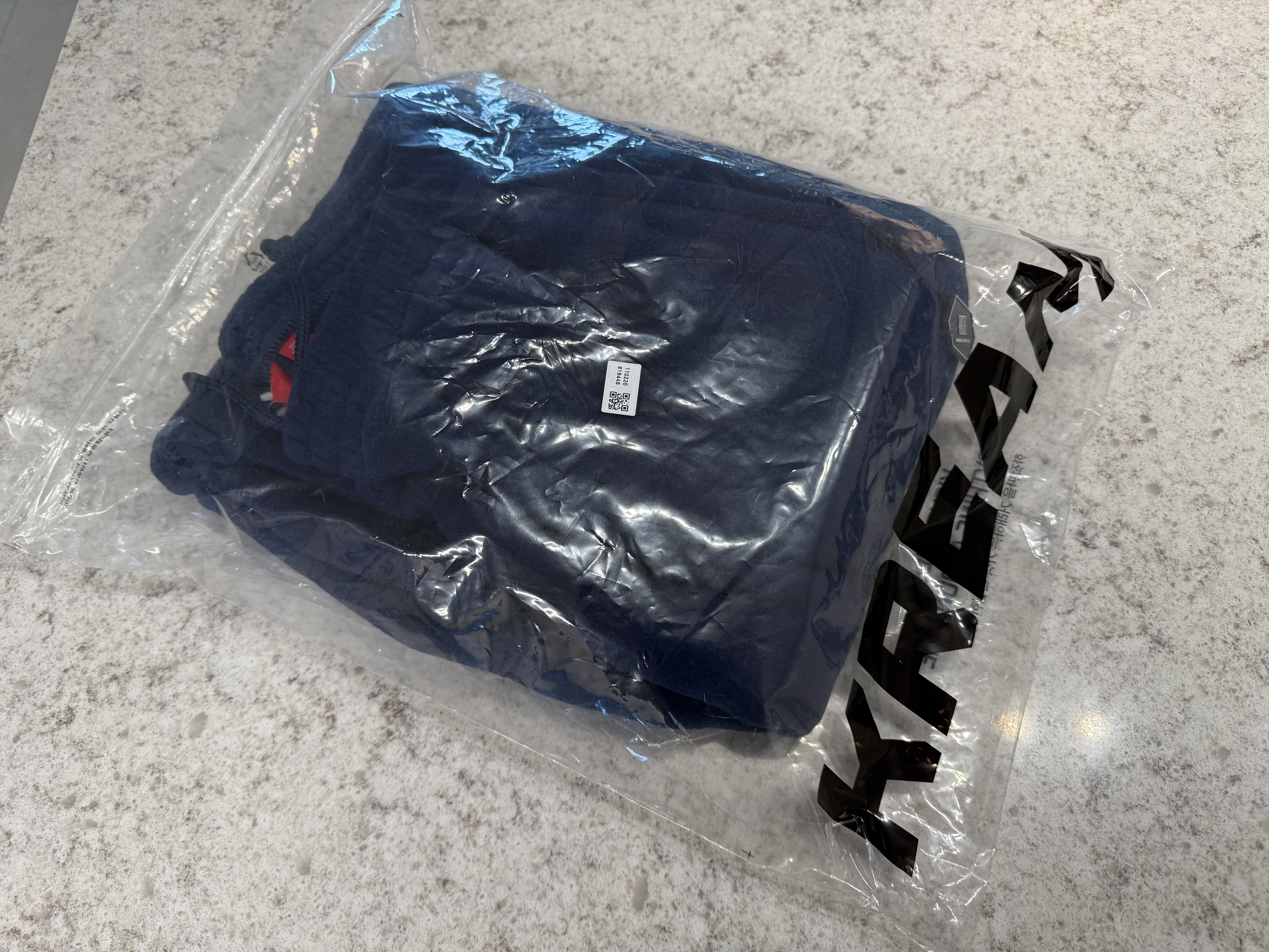 Supreme Polartec Pant Navy - 24FW 착용 스타일 - 8