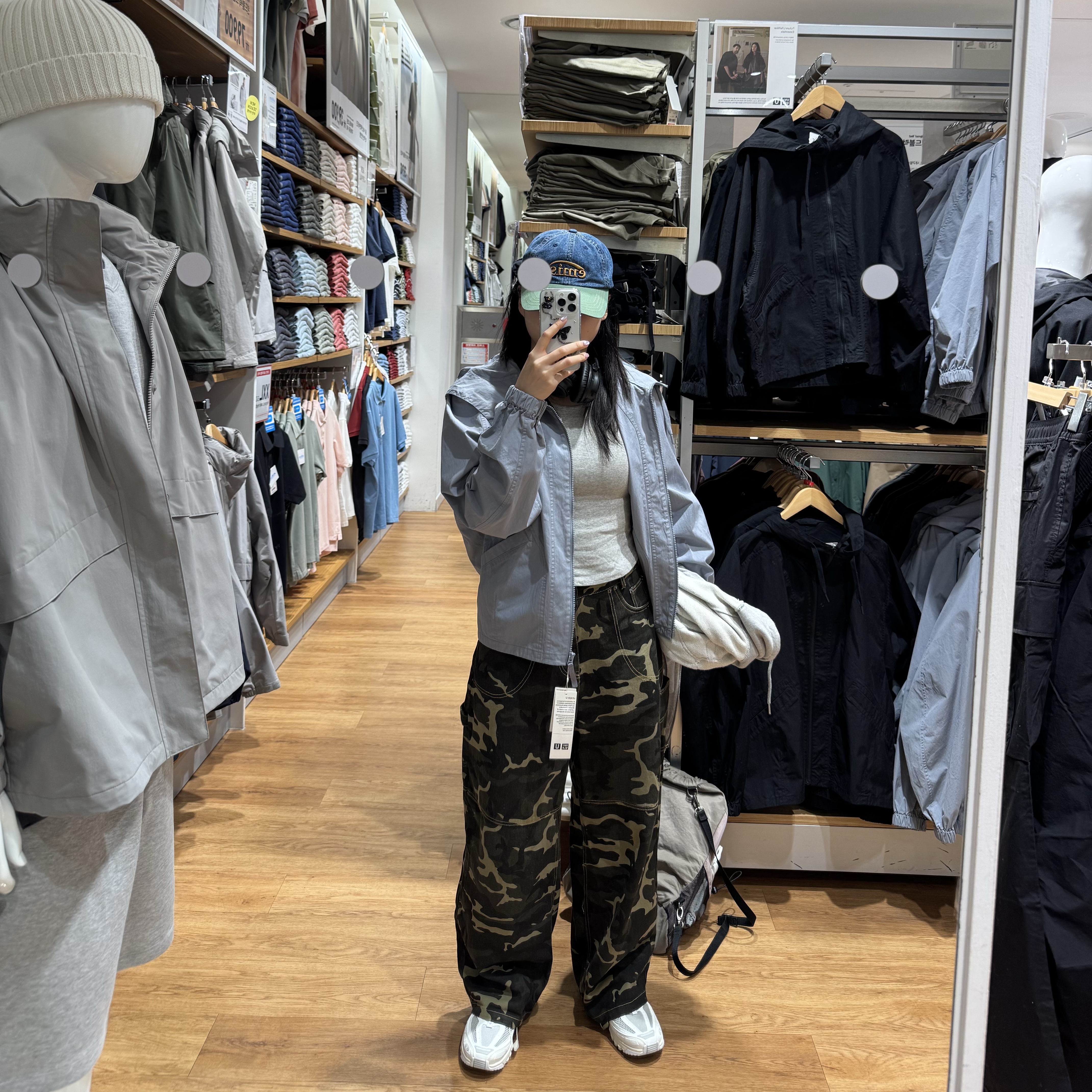 Salomon ACS Pro White Vanilla Ice 착용 스타일