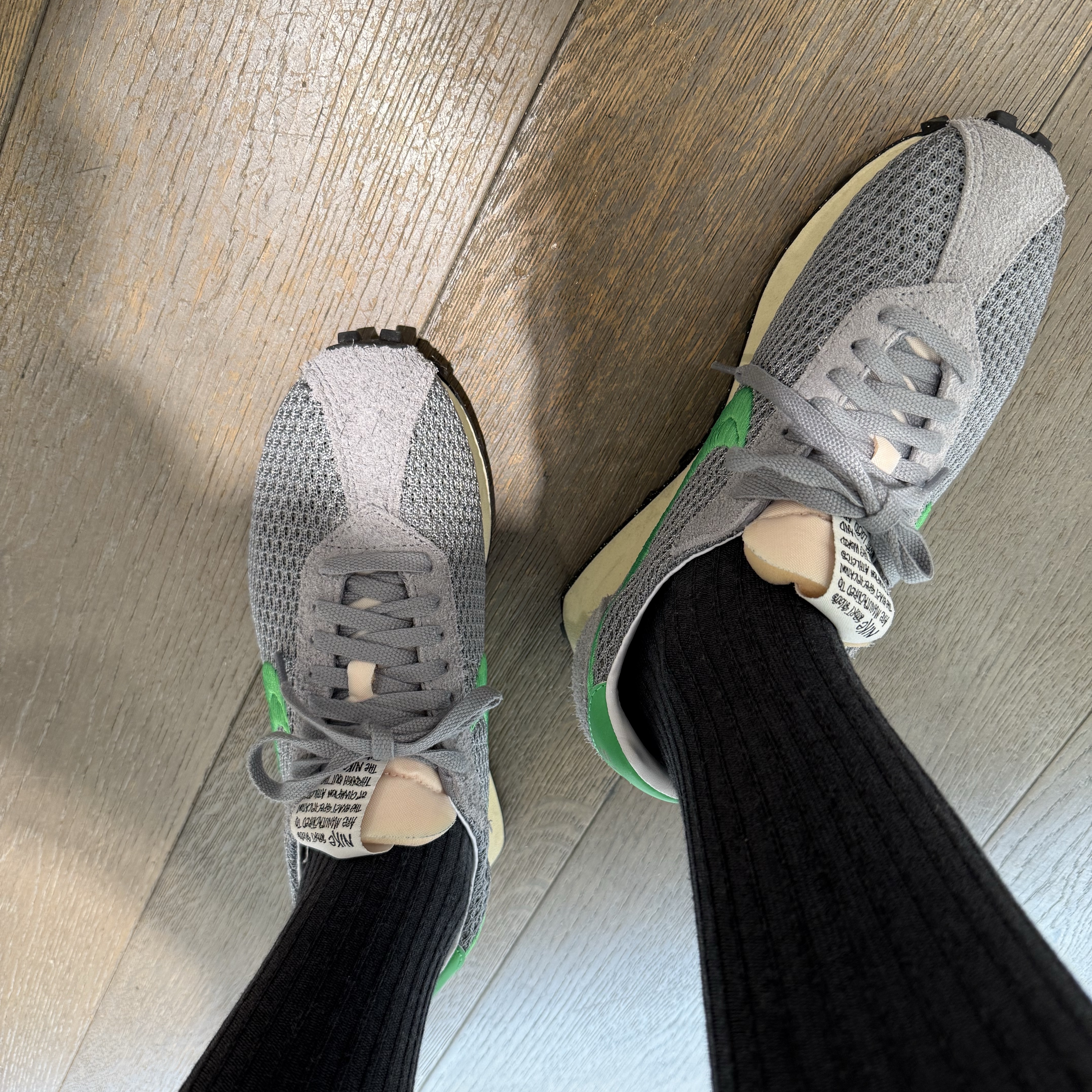 Nike x Stussy LD-1000 SP Particle Gray Green Fossil 착용 스타일
