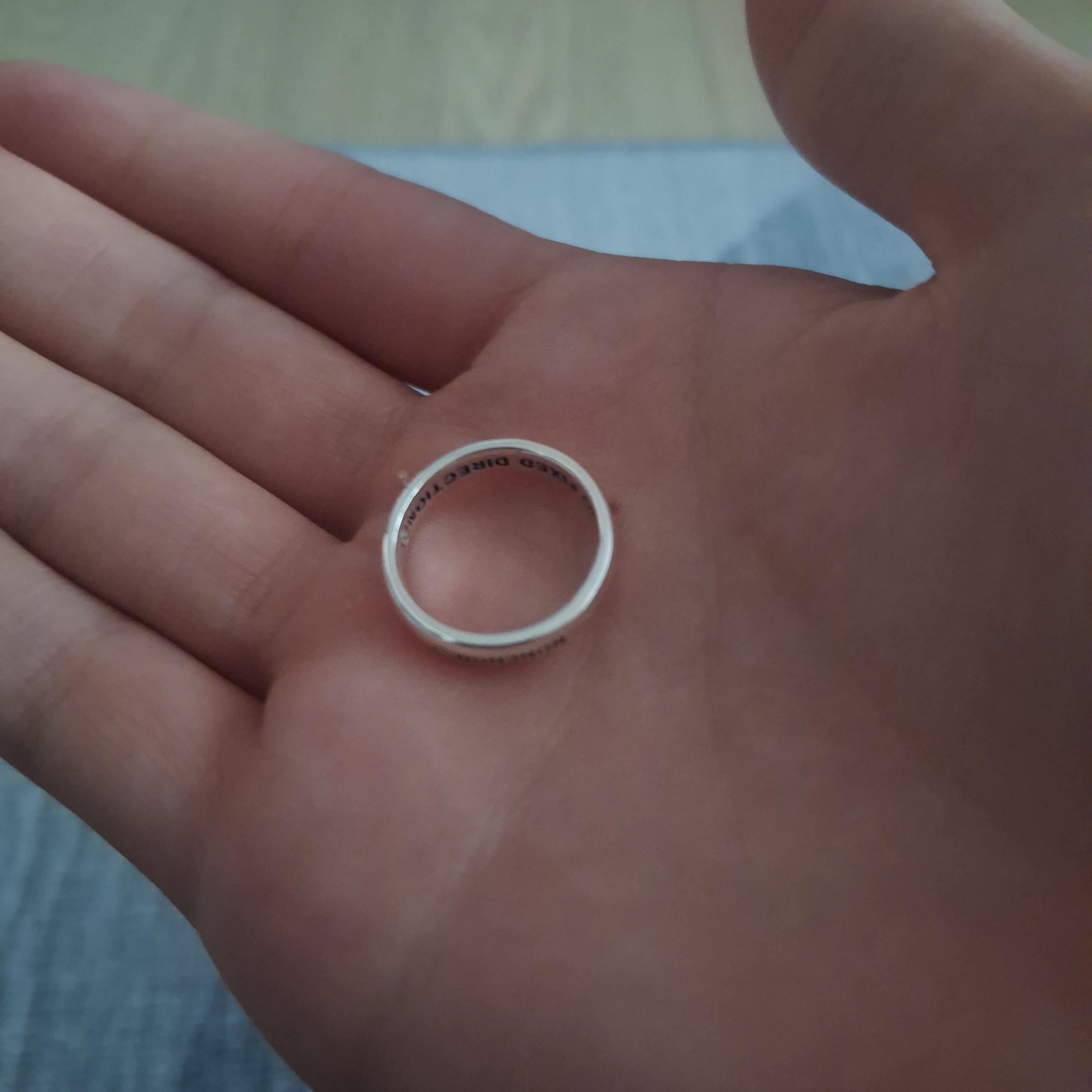 Nonenon Logo Plump Ring 3mm 착용 스타일