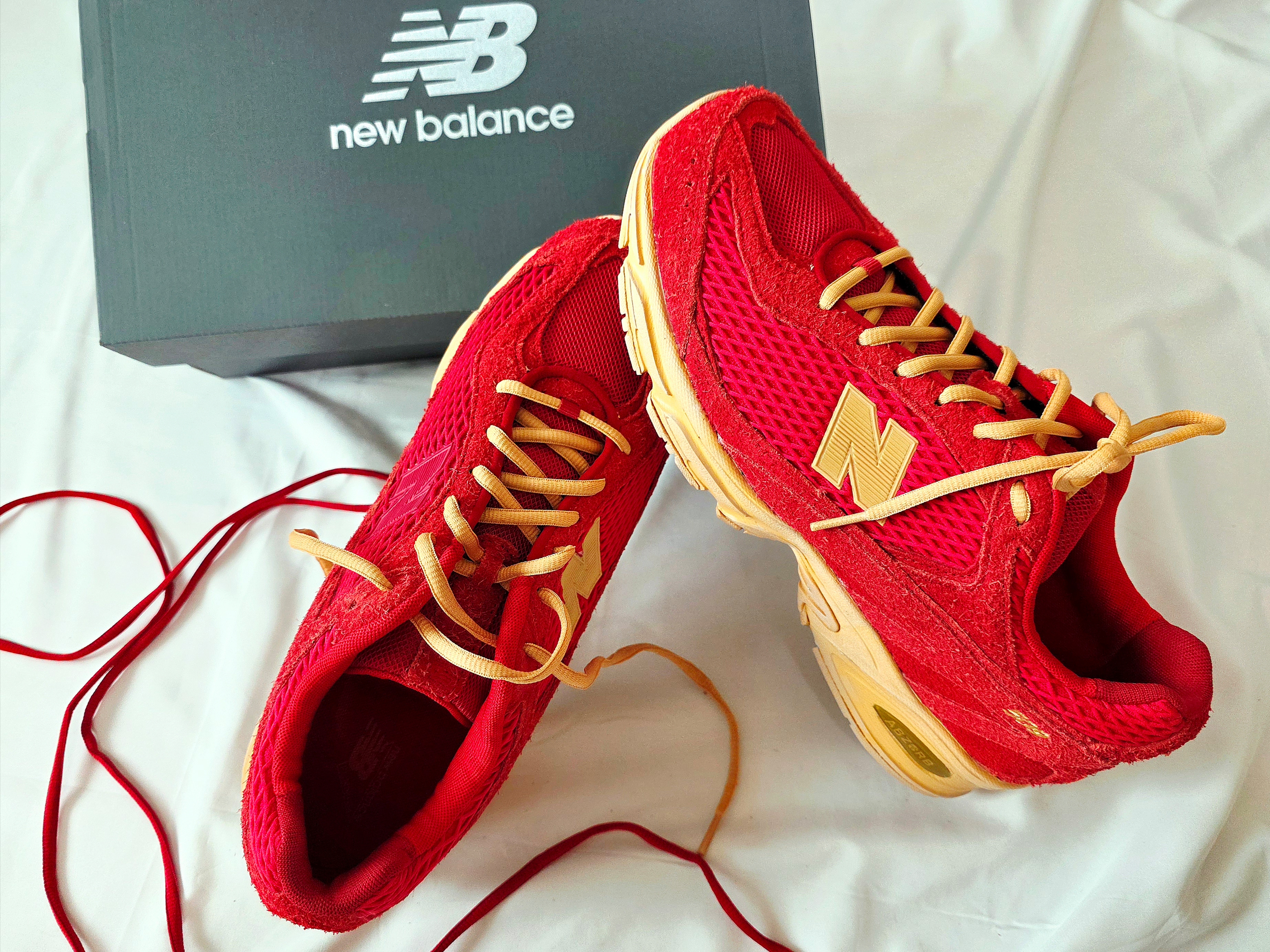 New Balance 509 Deep Red 착용 스타일 - 2