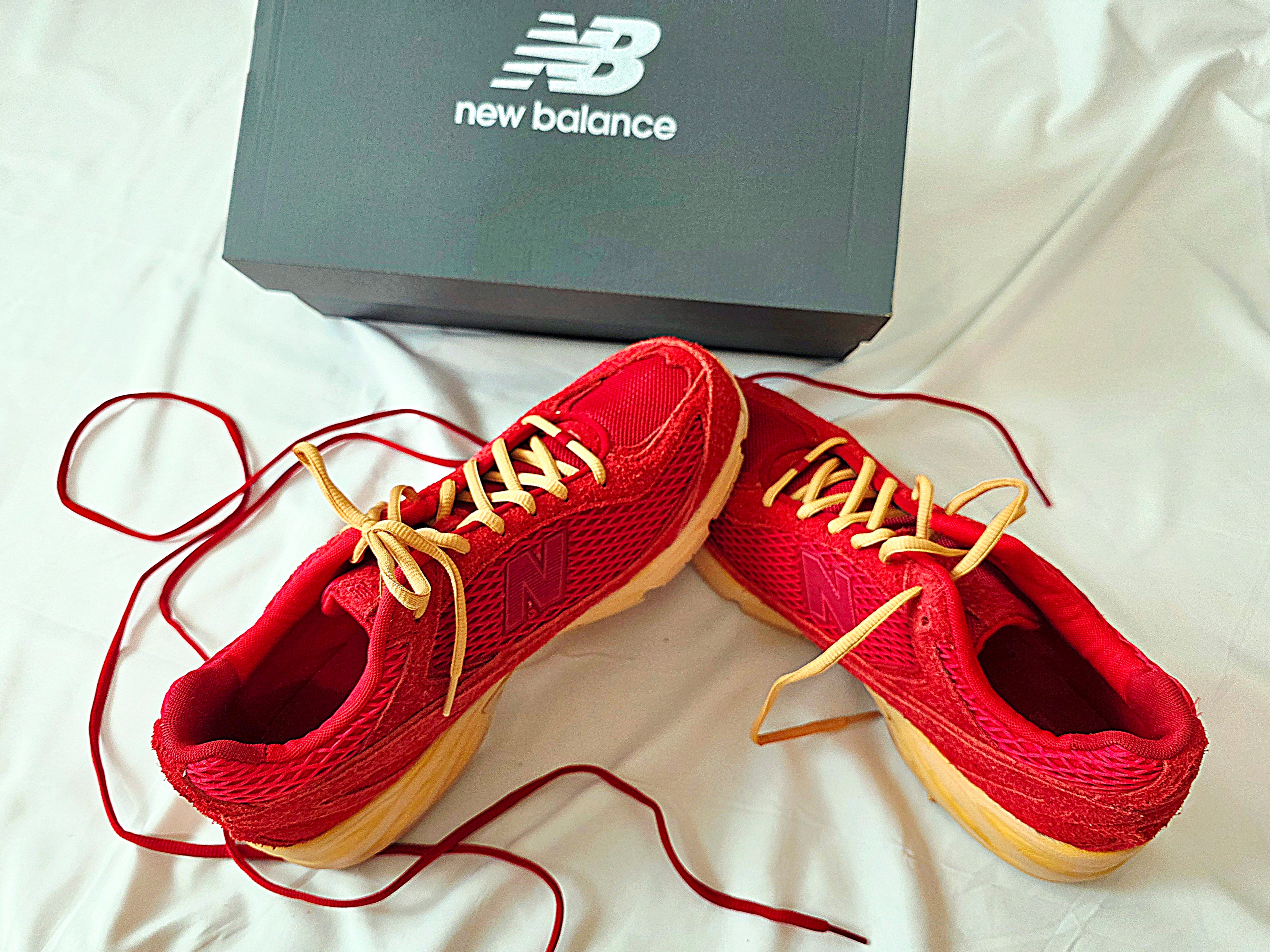 New Balance 509 Deep Red 착용 스타일 - 3