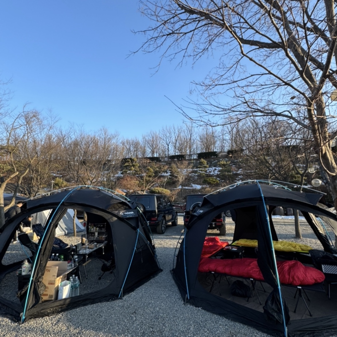 Helinox Nona Dome 4.0 Black, Rab Expedition 1200 착용 스타일 - 2