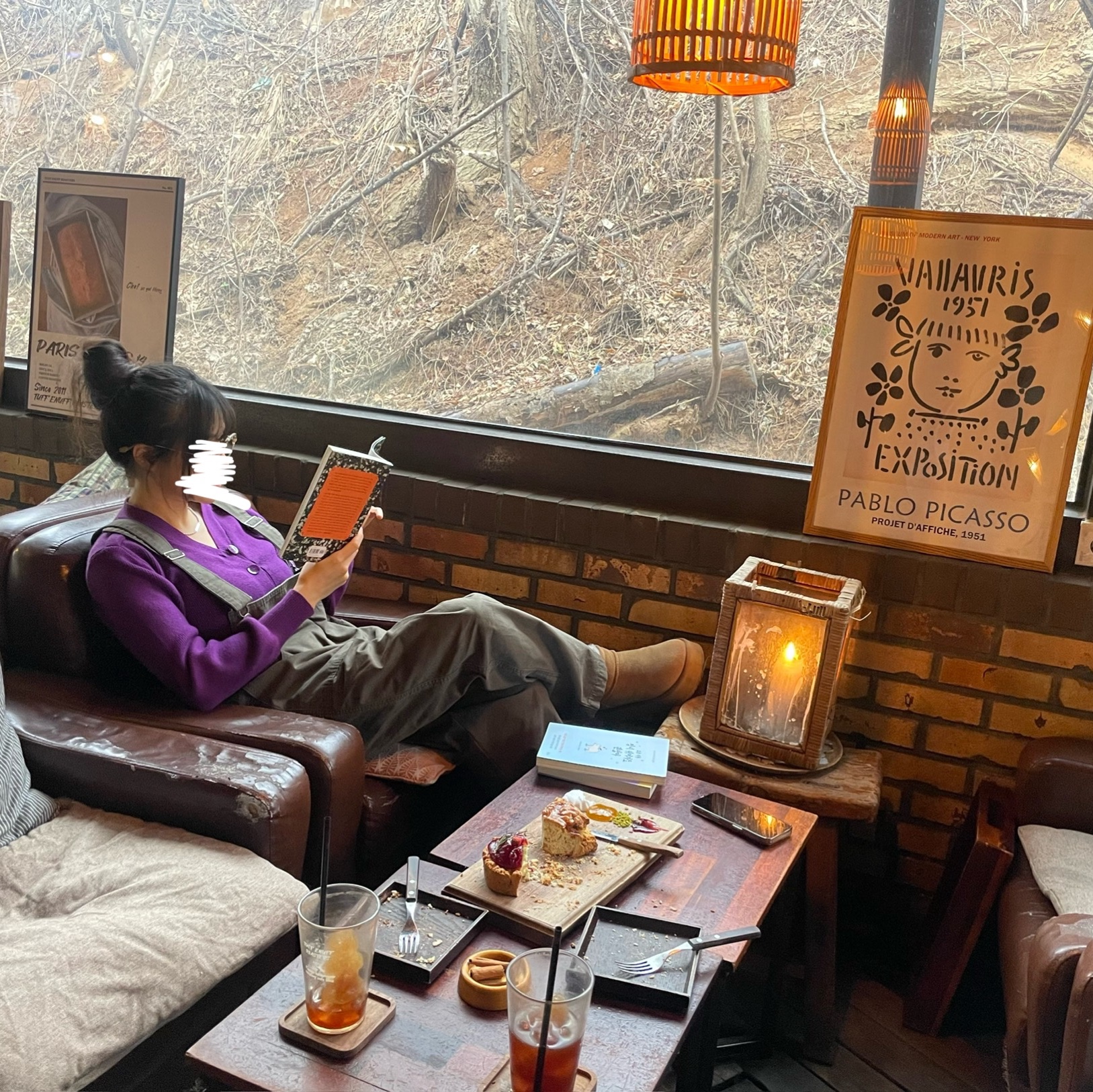 (W) 락피쉬웨더웨어 클라우디 맥시 윈터 미니 부츠 체스트넛 착용 스타일 - 1
