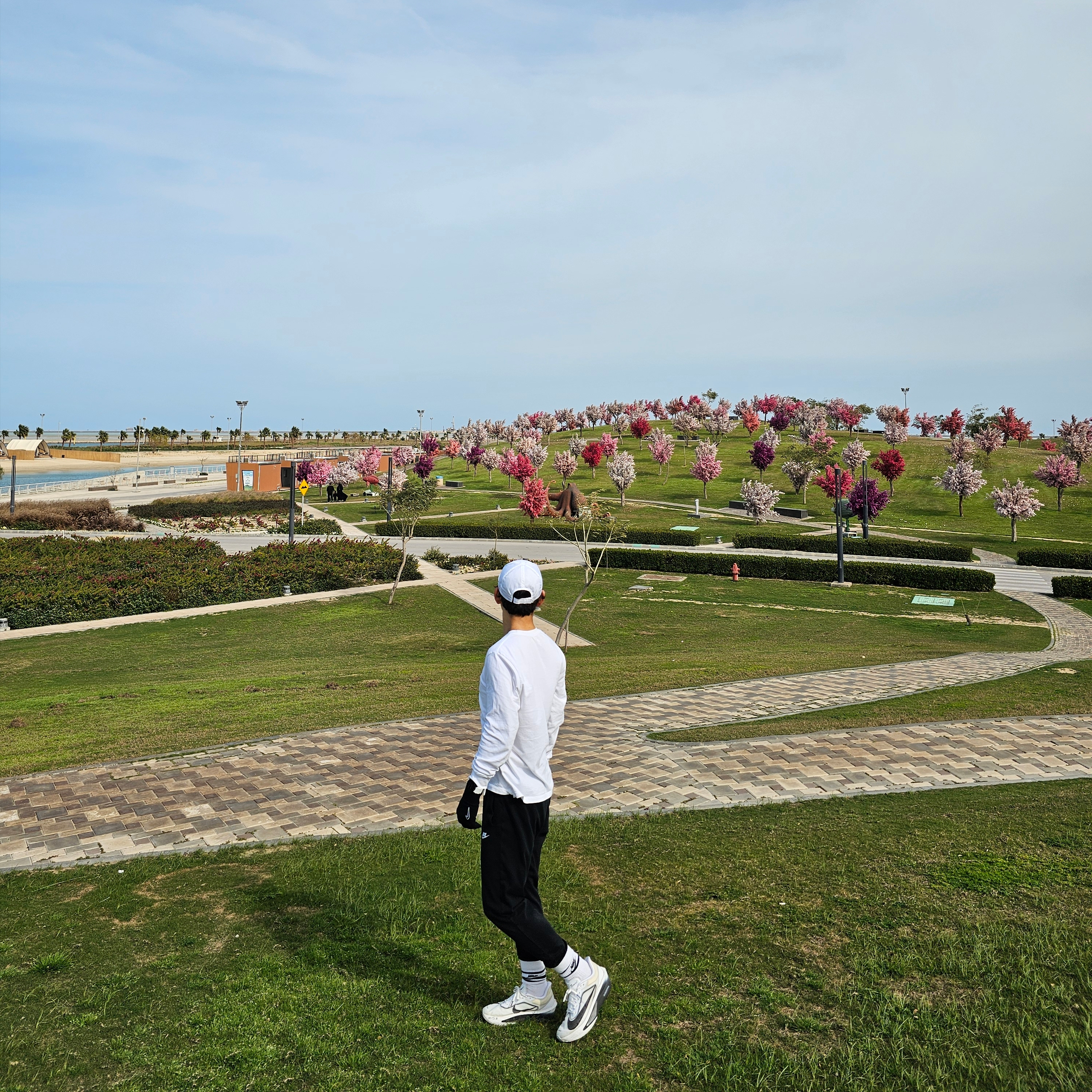 Nike Zoom Fly 6 White Smoke Grey 착용 스타일 - 1