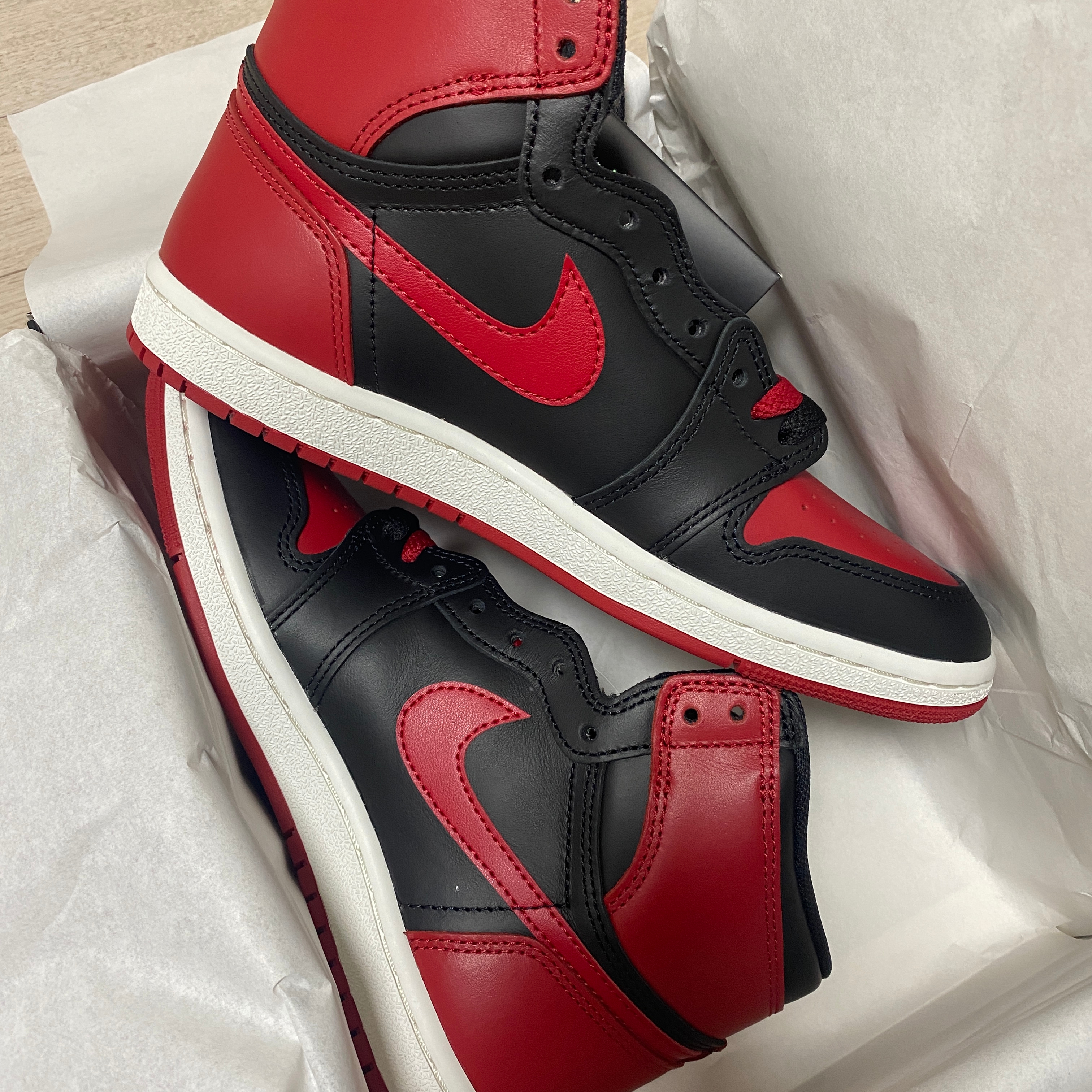 Jordan 1 High 85 Bred 착용 스타일