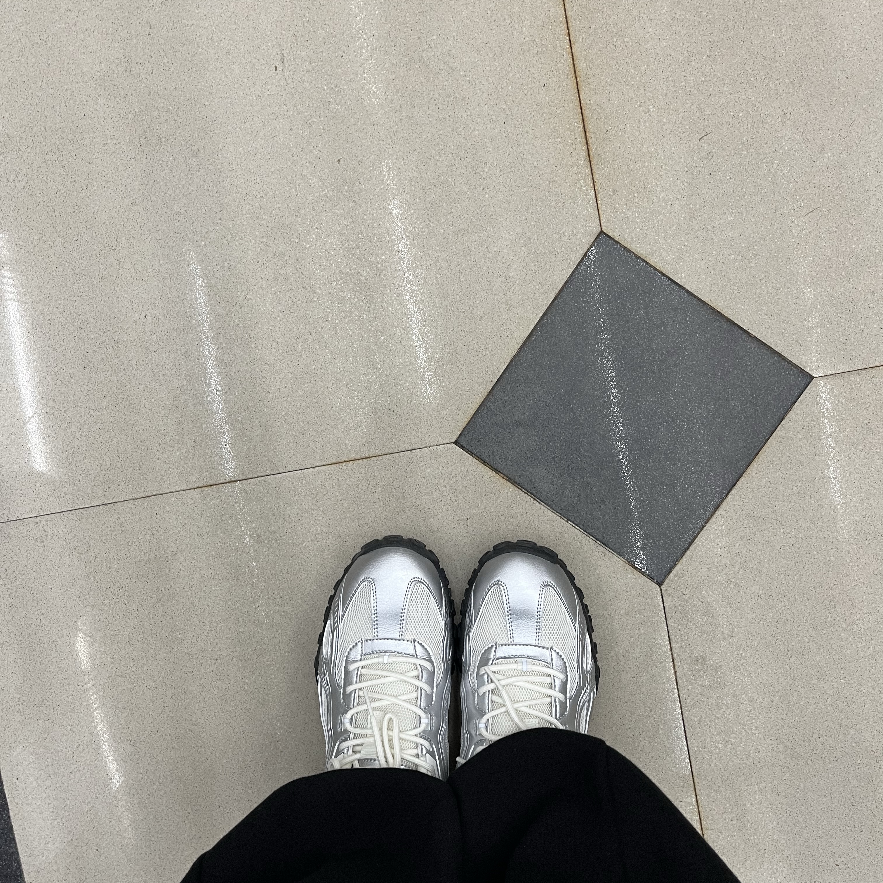 Fila Echappe MS Silver Moon 착용 스타일