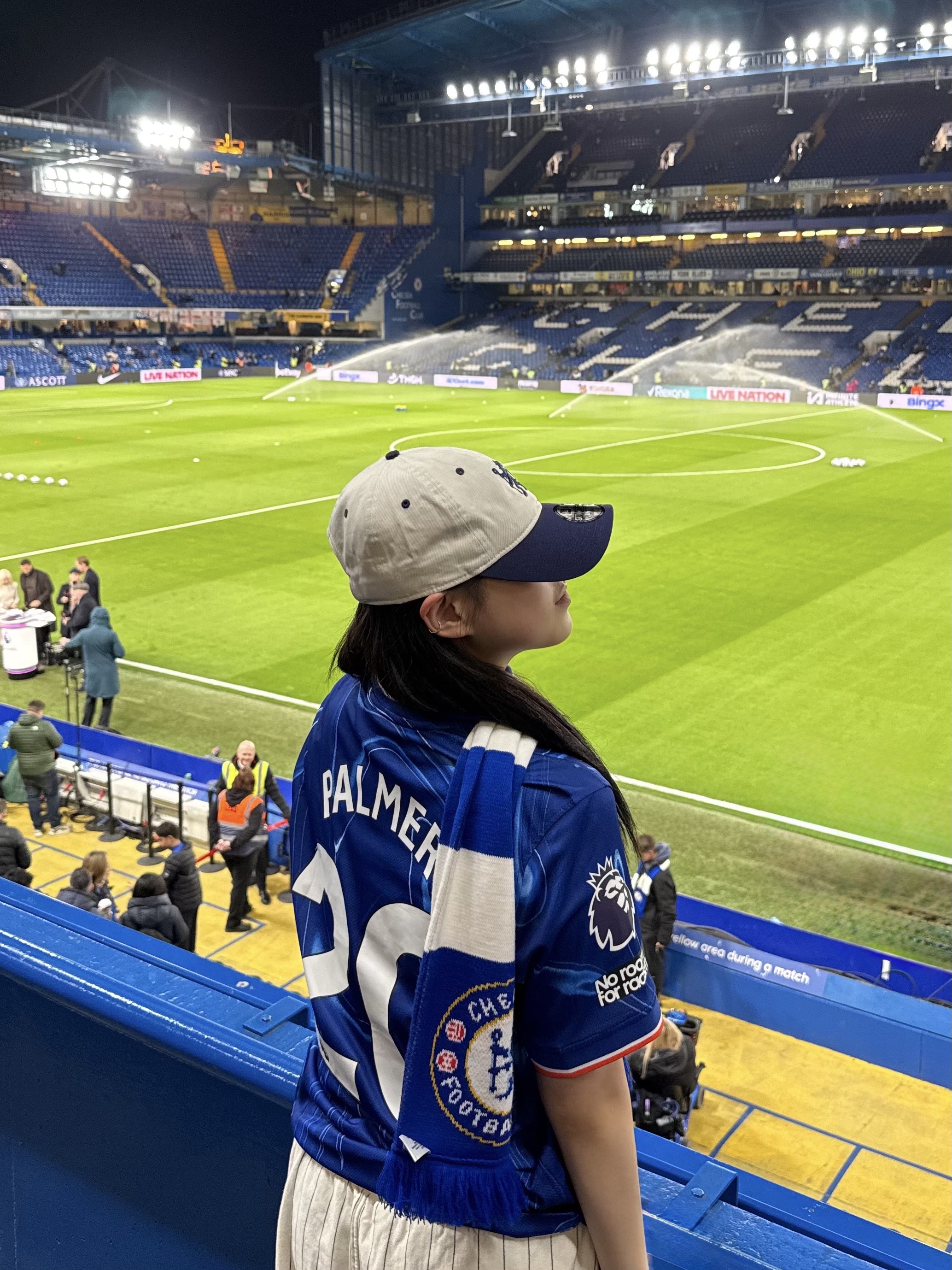 Nike Chelsea FC 2024/25 Stadium Home Dri-Fit Jersey Rush Blue (Non Marking Ver.) 착용 스타일