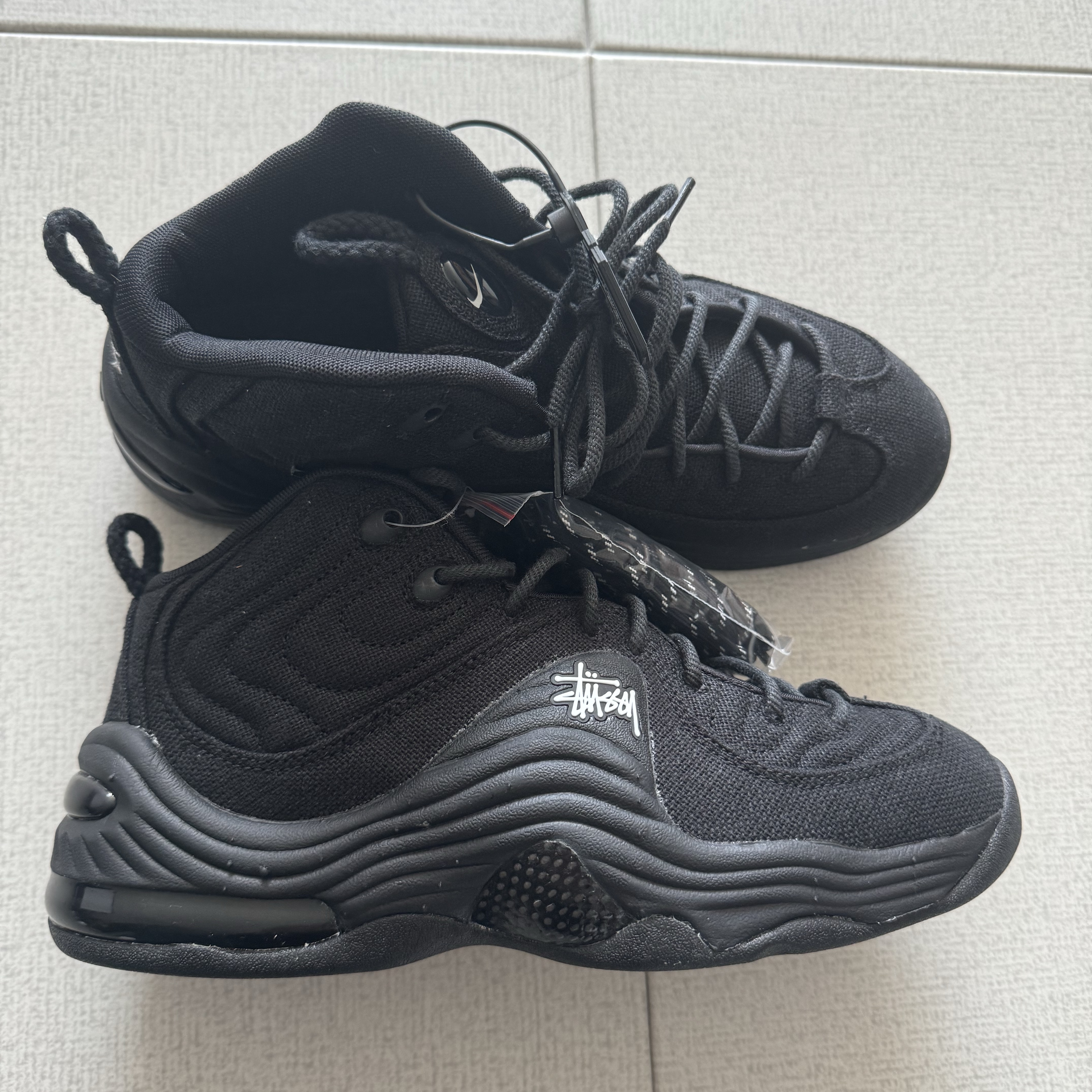 Nike x Stussy Air Penny II Black 착용 스타일