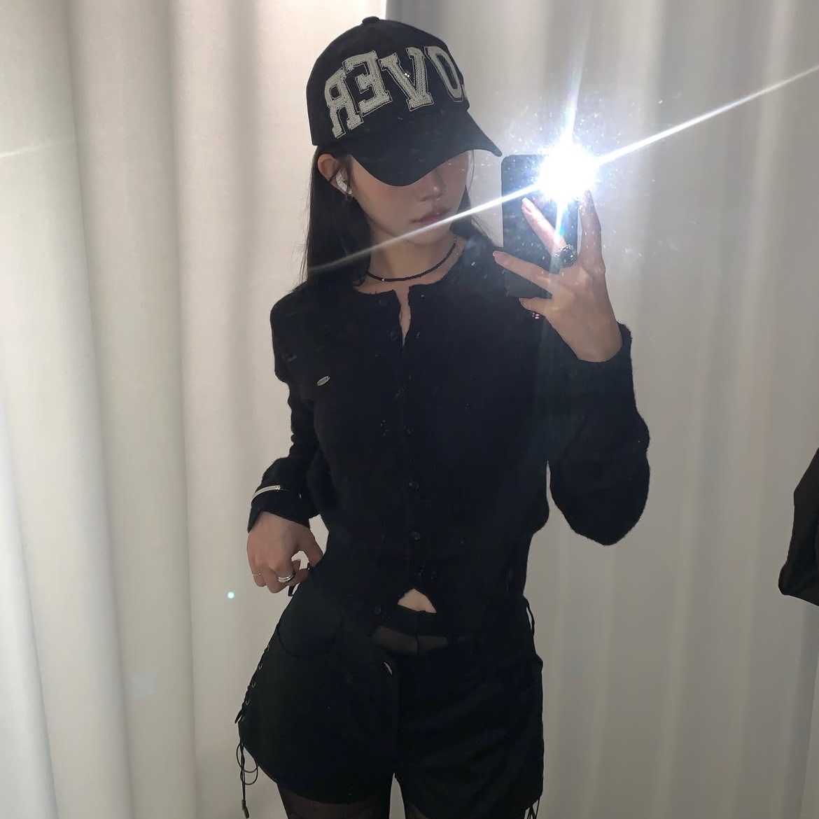 PACOSPLY Lover E3 Cap Black, PACOSPLY Lover E3 Cap Navy 착용 스타일