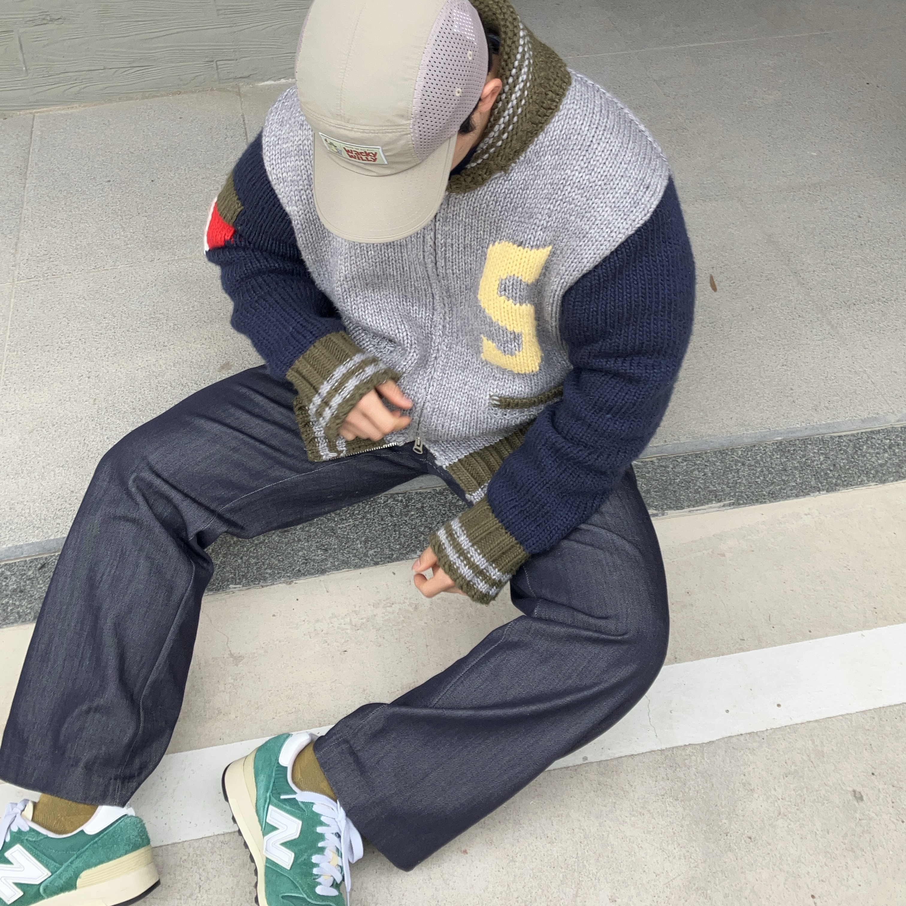 New Balance x Aime Leon Dore 1300 Botanical Green 착용 스타일 - 1