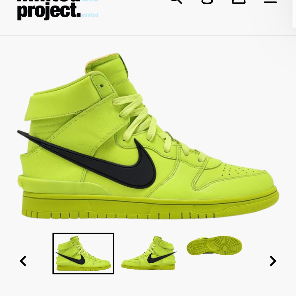 Nike x Ambush Dunk High Flash Lime 착용 스타일