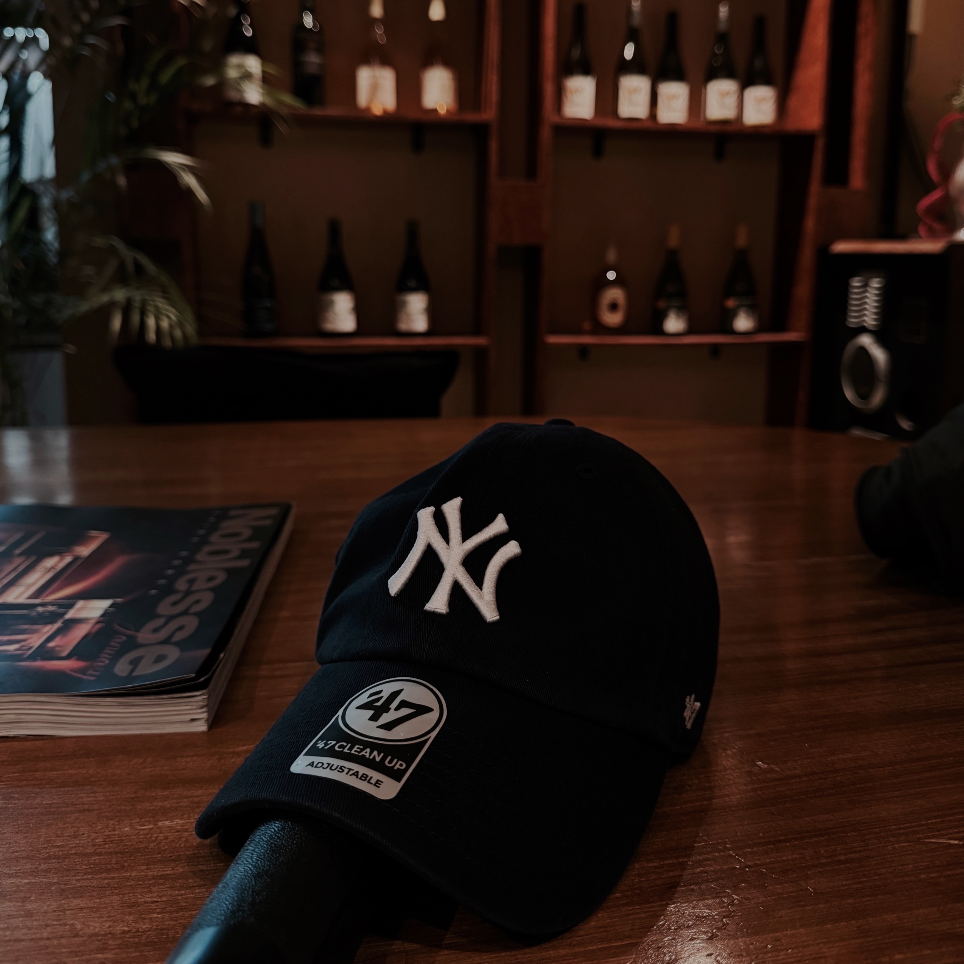 47 Brand New York Yankees Clean Up Navy 착용 스타일