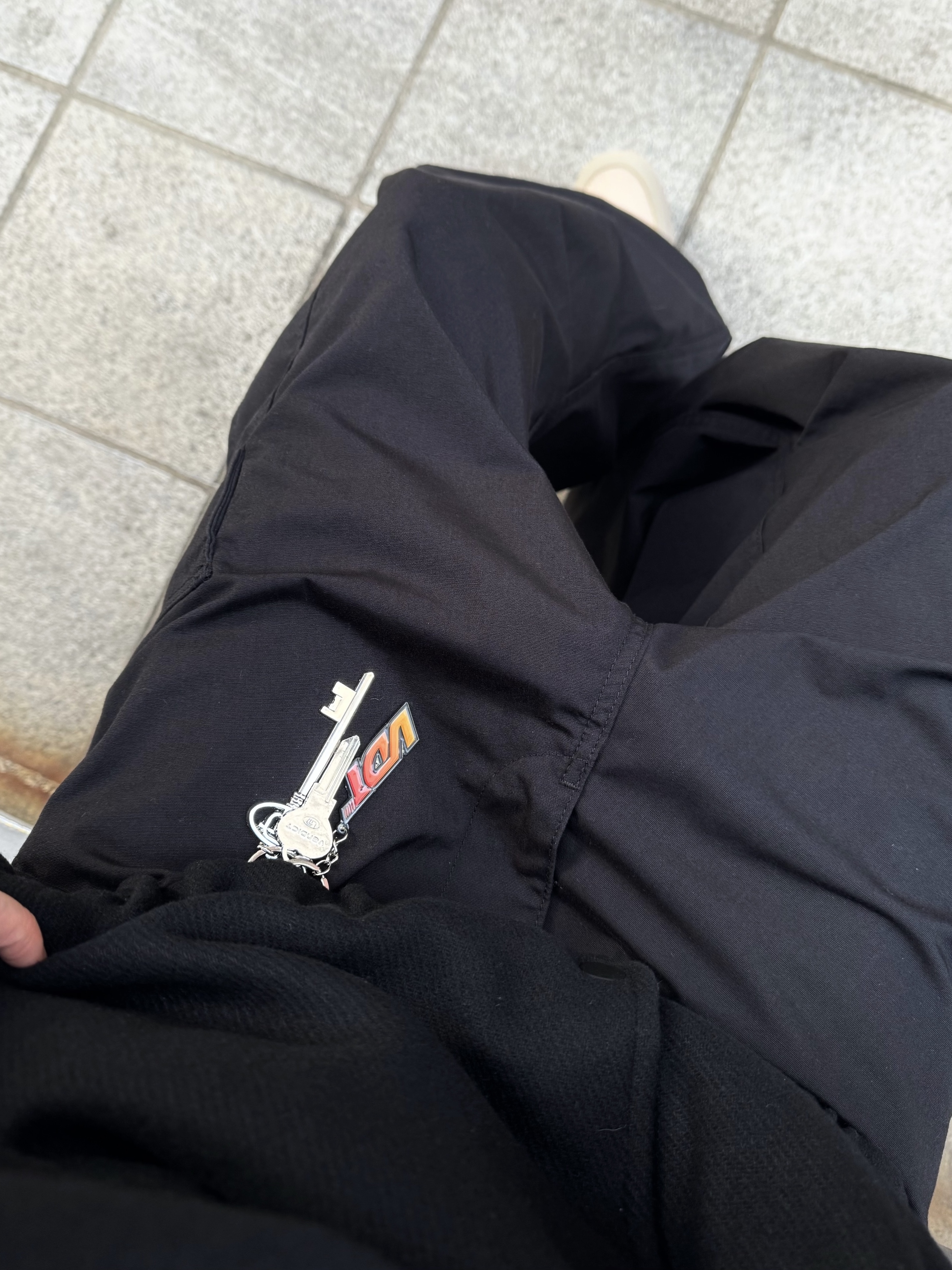 Nike Solo Swoosh Wool Varsity Jacket Black White - Asia, Supreme 2-Tone Camp Cap Navy - 23FW 착용 스타일 - 7