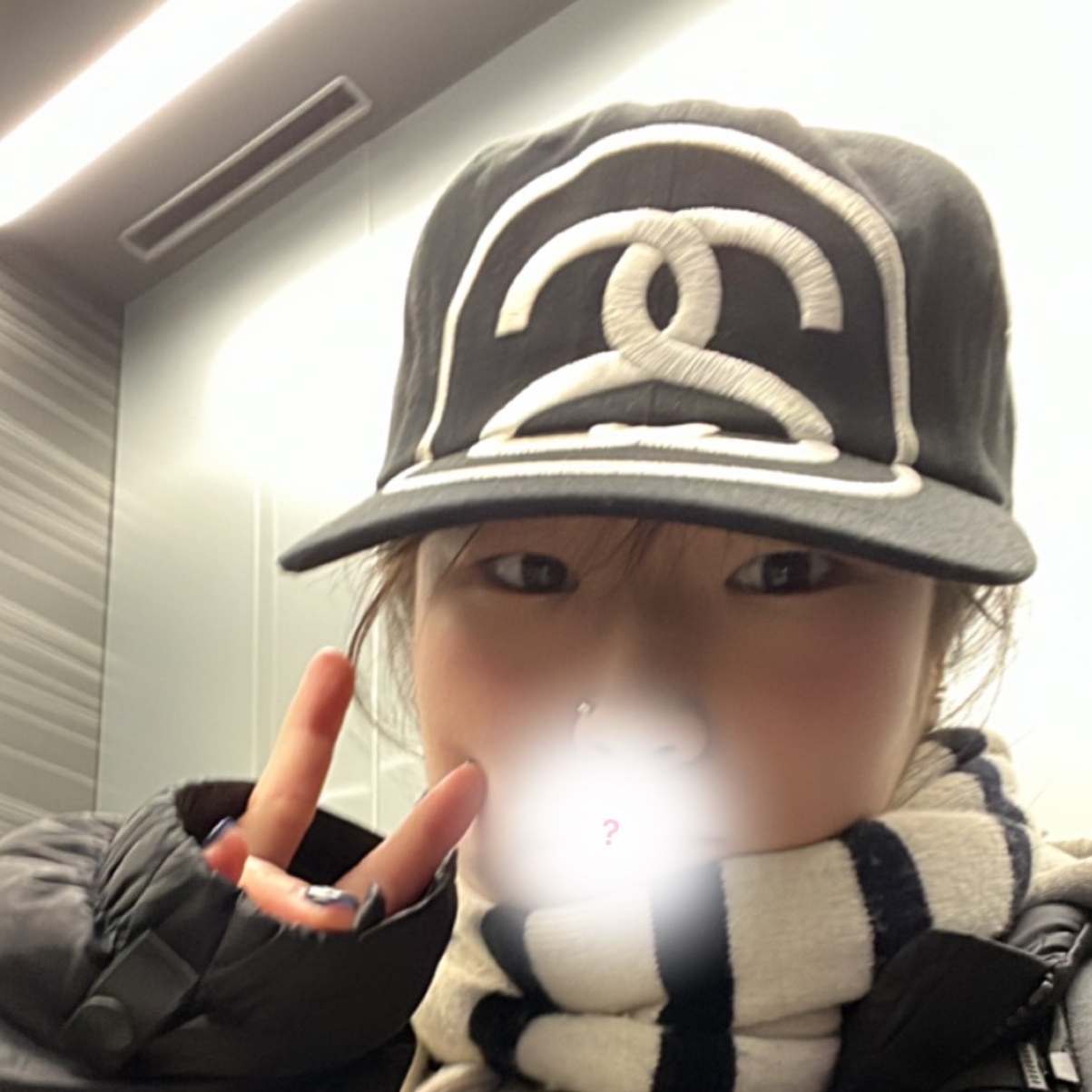 Stussy Big Link Low Pro Strapback Cap Black 착용 스타일