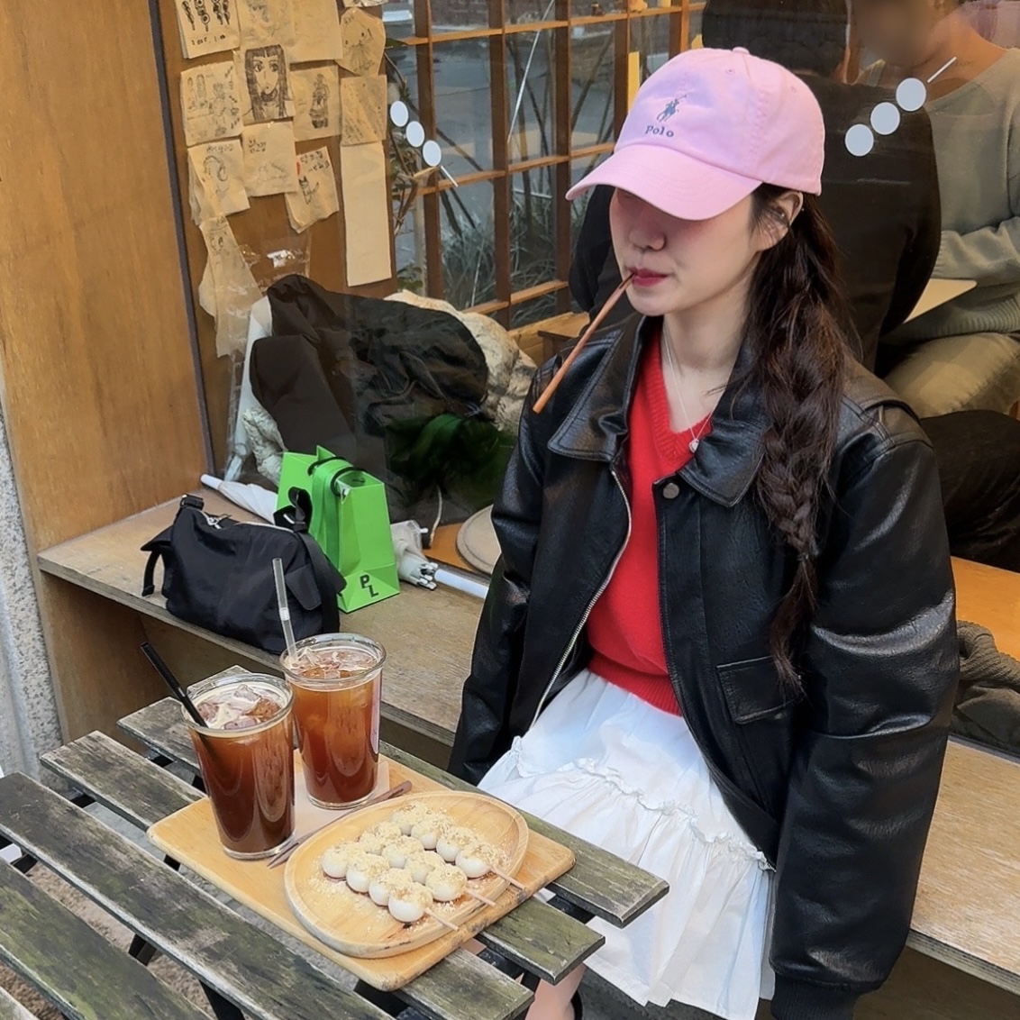 [30%적립] Polo Ralph Lauren Cotton Chino Baseball Cap Carmel Pink 착용 스타일