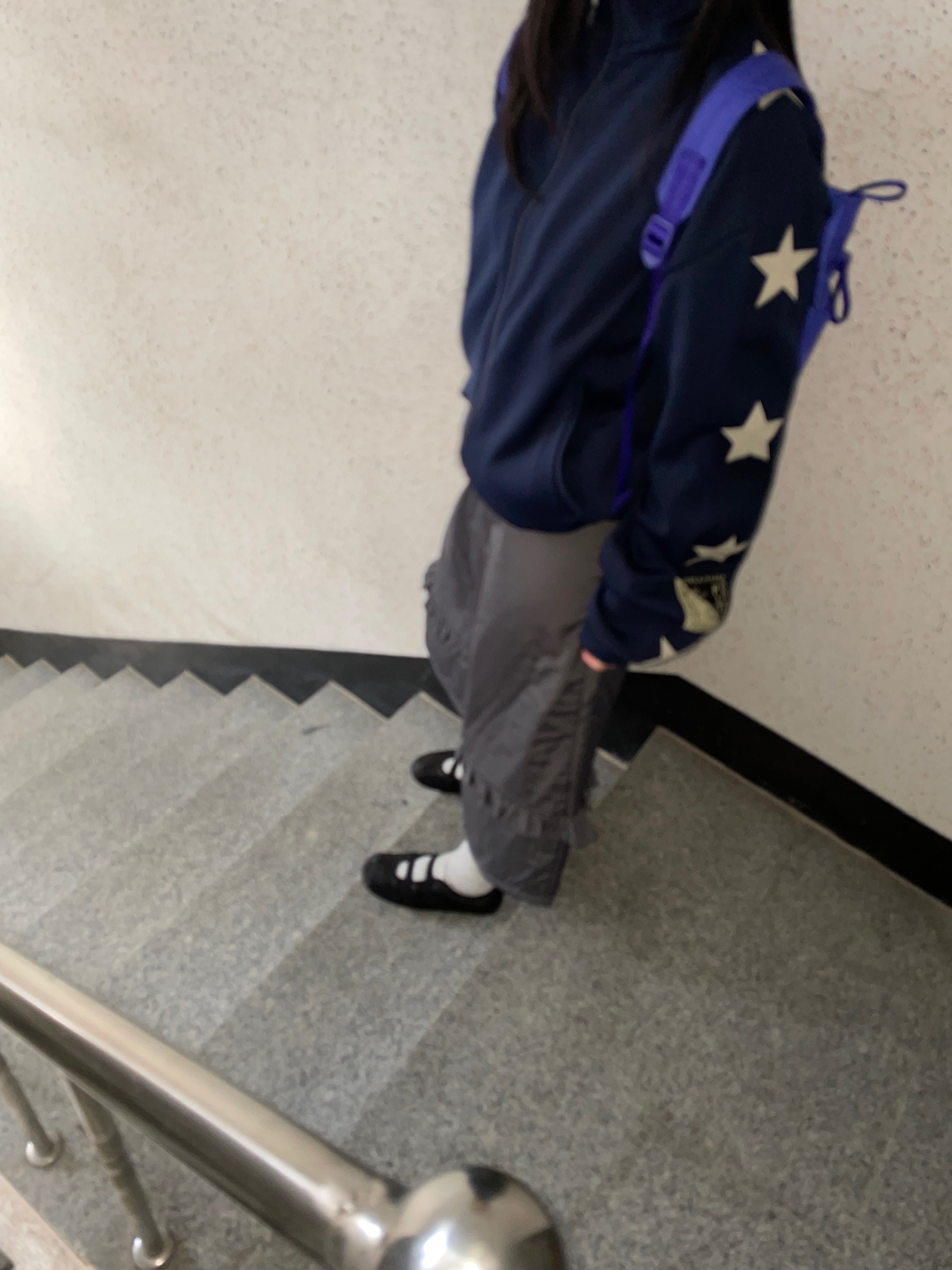 Kapital Smooth Jersey Stuntman & Woman Track Jacket Navy, Kapital Smooth Jersey Stuntman & Woman Track Jacket Black 착용 스타일 - 2