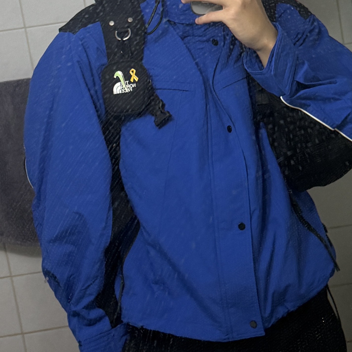 Ader Error Grampur Jumper Z-Blue 착용 스타일
