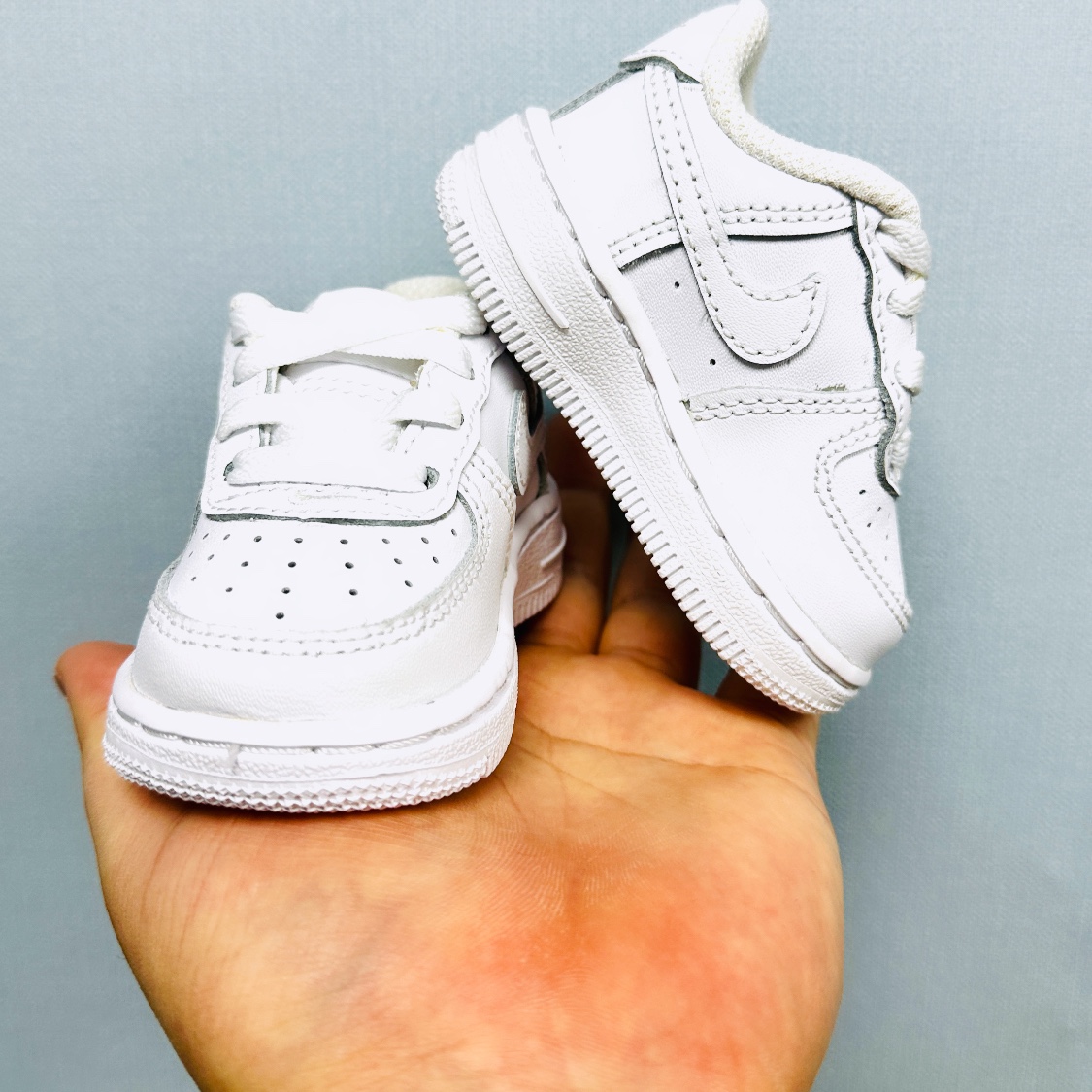 (TD) Nike Force 1 LE White 착용 스타일 - 4