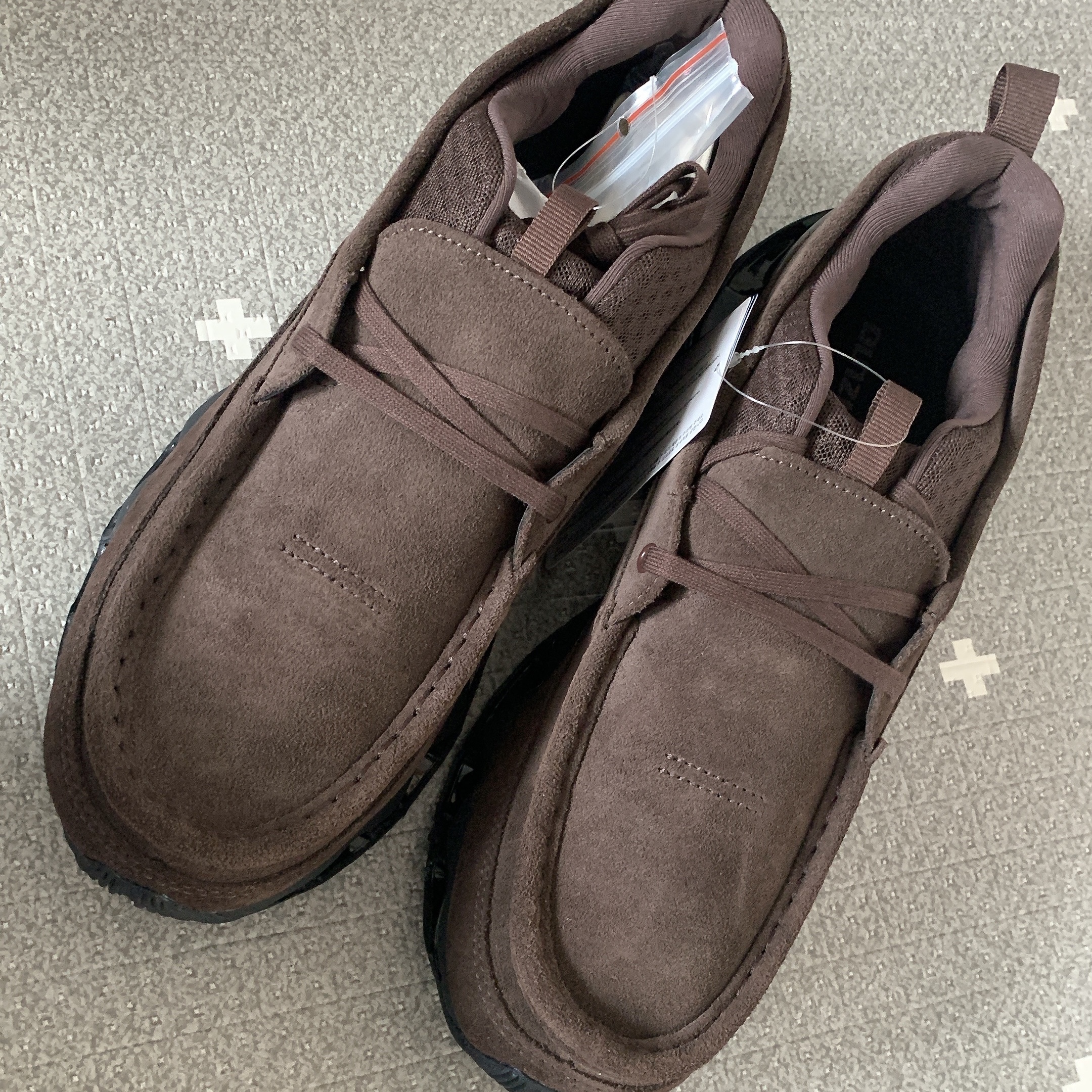 Mizuno Wave Prophecy MOC Suede Chicory Coffee Mole Black 착용 스타일