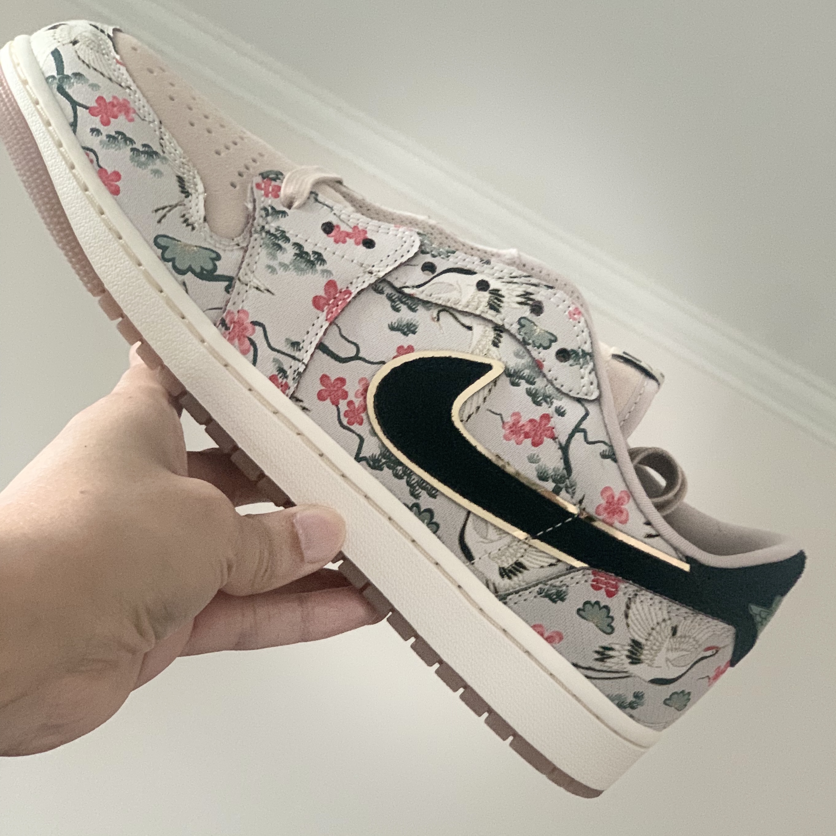 Jordan 1 Retro Low OG Rui Cranes 착용 스타일