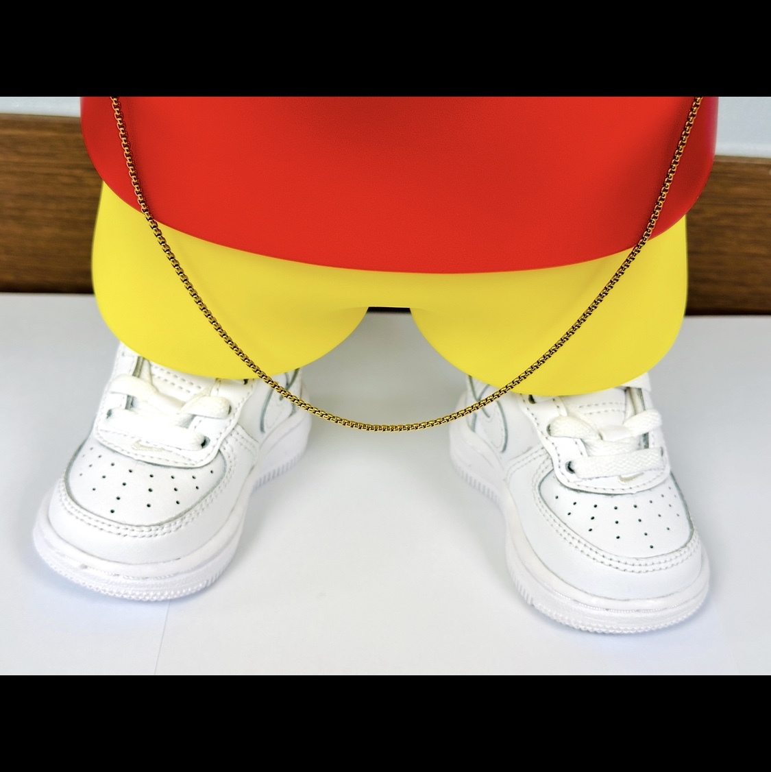 (TD) Nike Force 1 LE White 착용 스타일 - 2