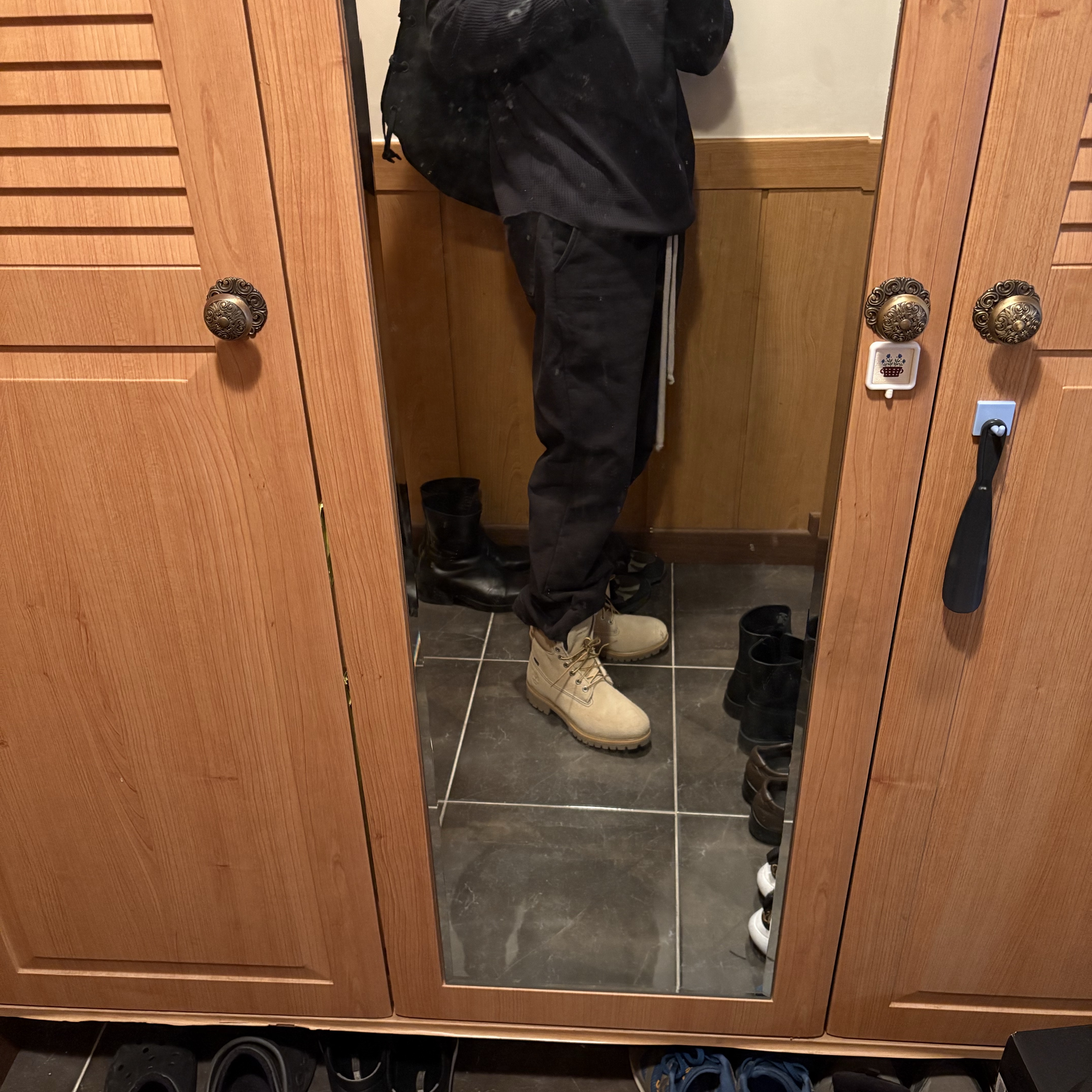 Timberland × Nonnative 6 inch Gore-Tex Boot Light Beige Suede - Wide 착용 스타일 - 1