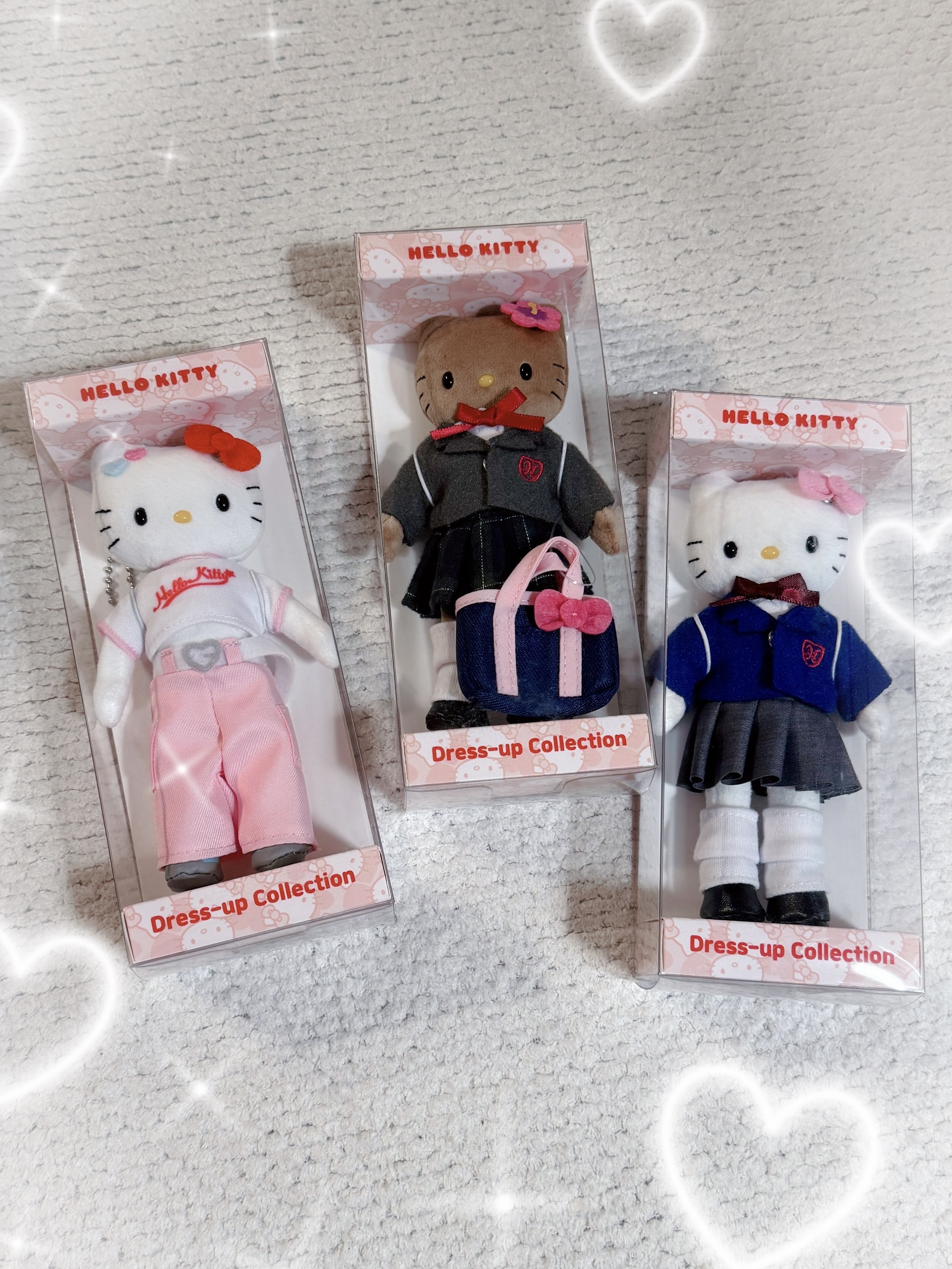 Sanrio Hello Kitty Dress-Up Tanning School Uniform, Sanrio Hello Kitty Dress-Up School Uniform 착용 스타일