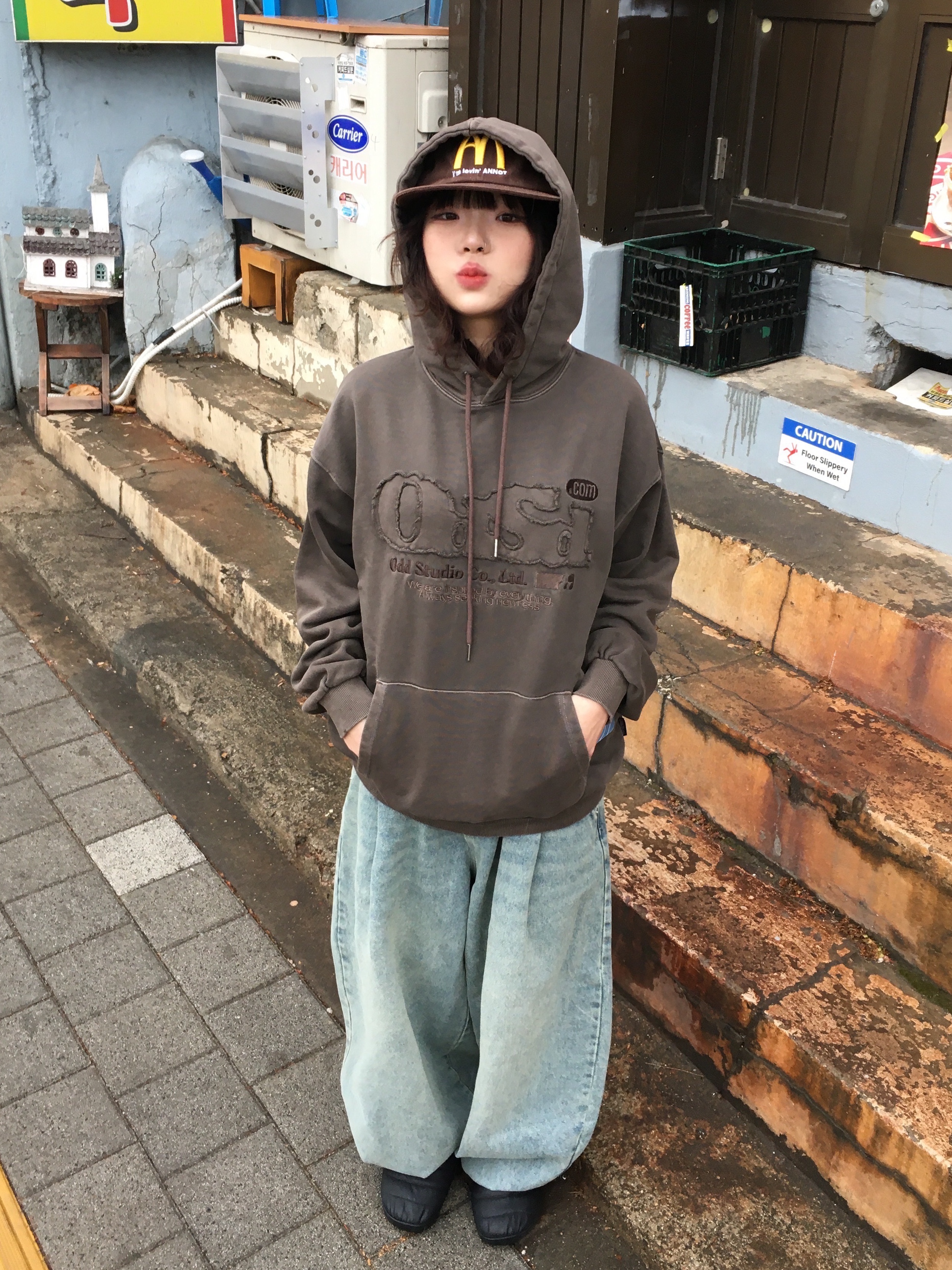 Subu Permanent F-Line Black 착용 스타일 - 2