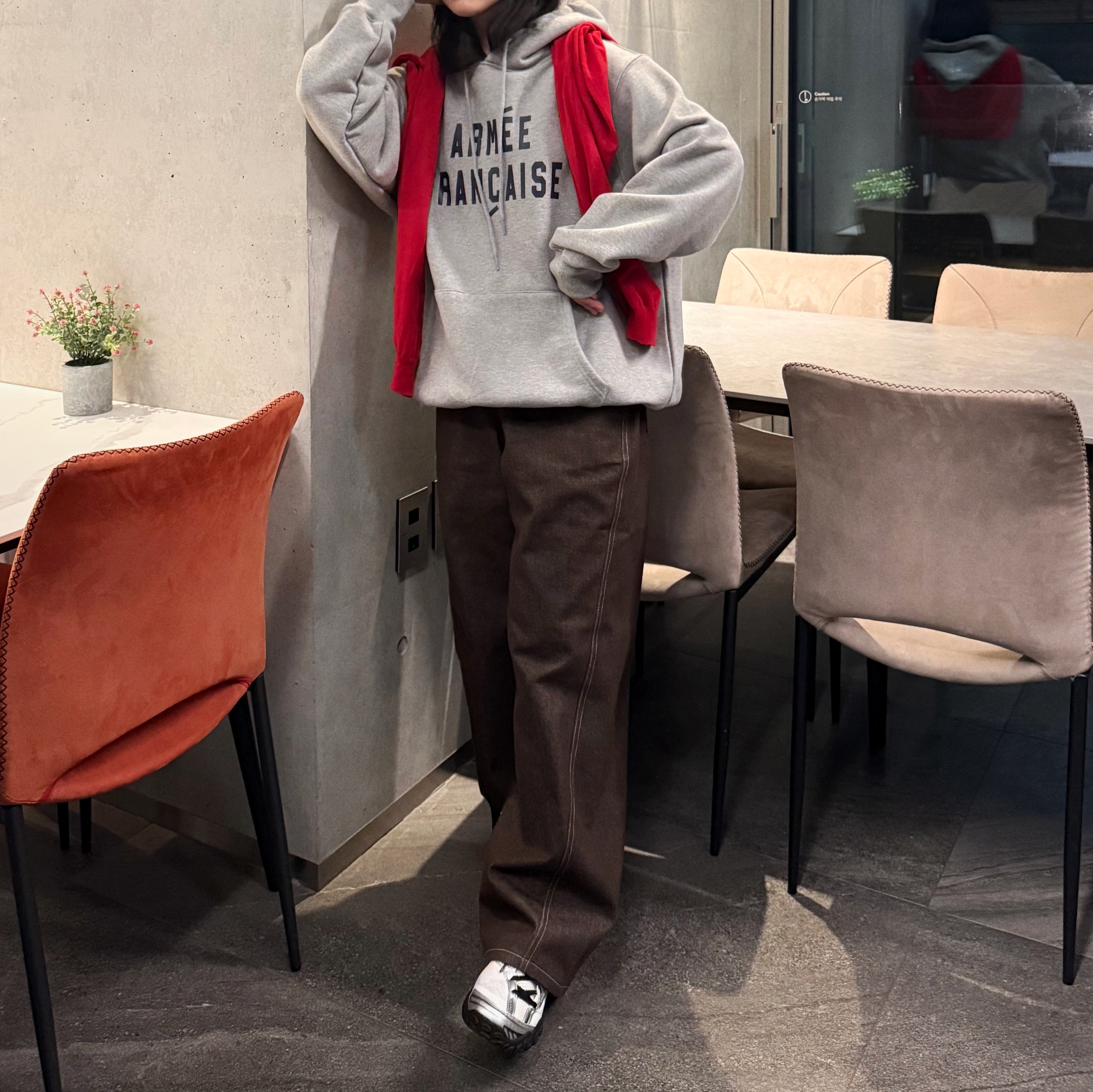 Fila Echappe v2 White Black 착용 스타일 - 2