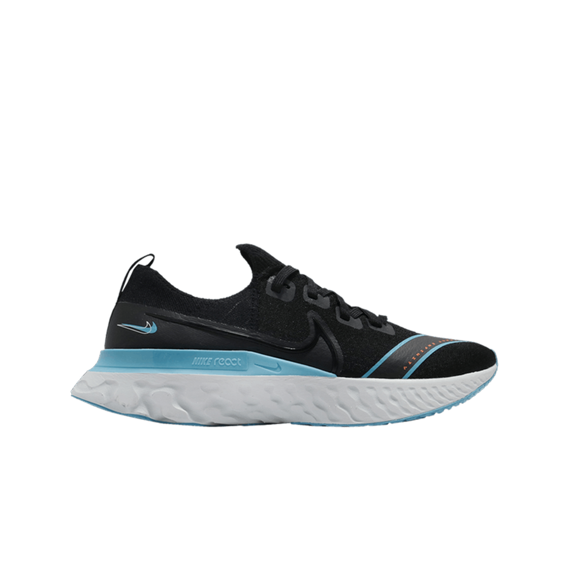 CT1499-001 Nike React Infinity Run Flyknit 20 FC Black Blue Fury