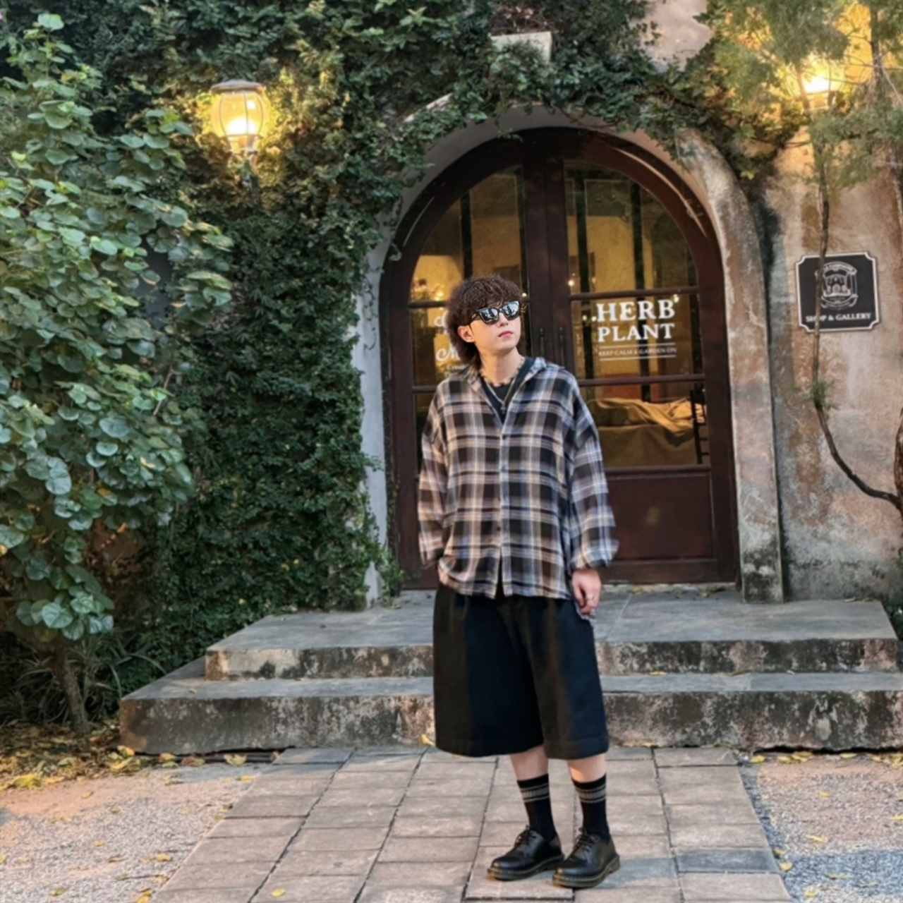 Dr. Martens 1461 Smooth Black, Gucci Ghost Ring Silver 9mm 착용 스타일 - 2