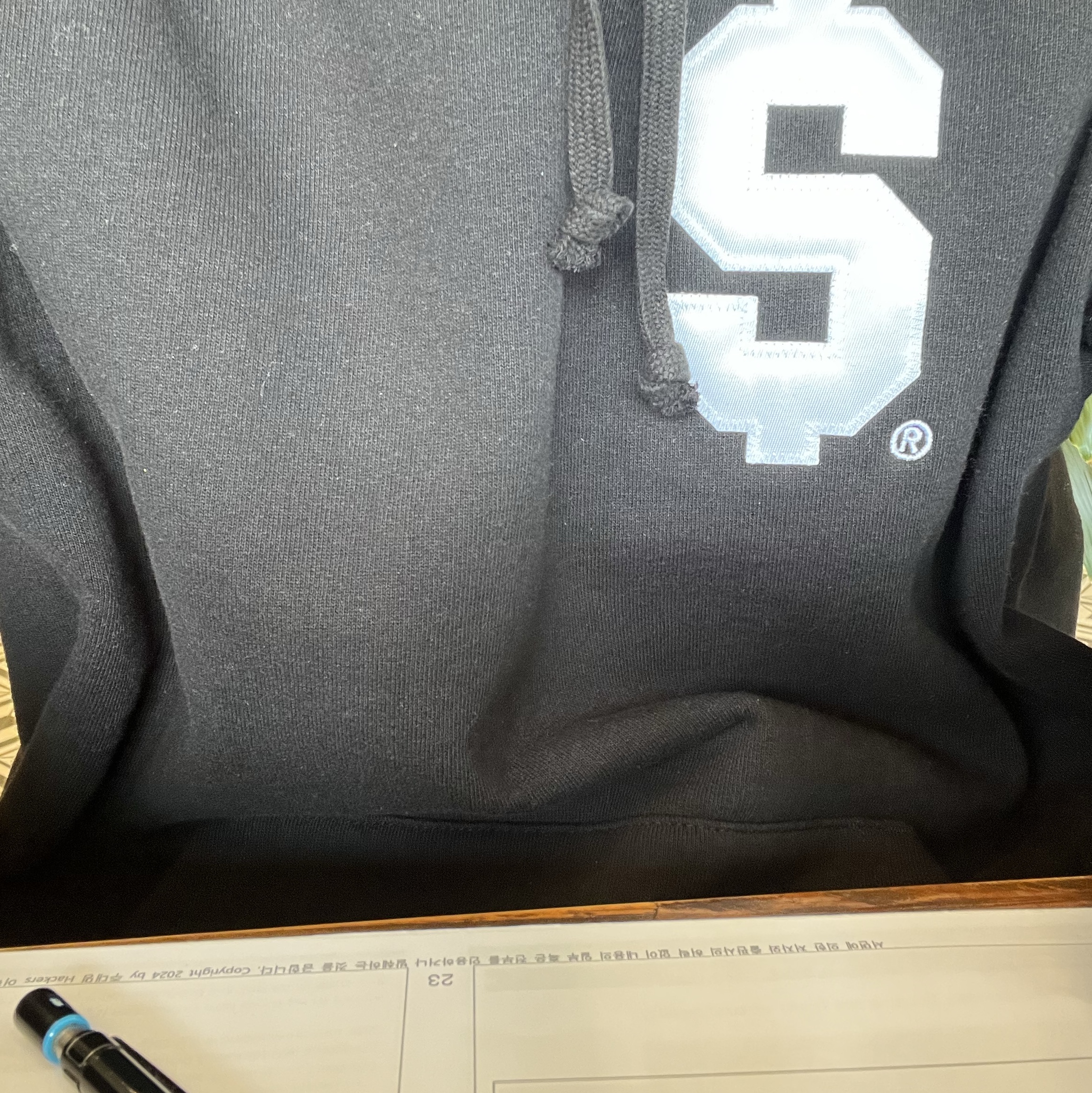 Supreme $ Hooded Sweatshirt Black - 24SS 착용 스타일 - 2