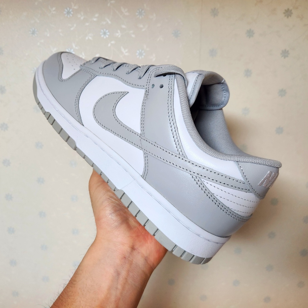 Nike Dunk Low Retro Grey Fog 착용 스타일 - 2