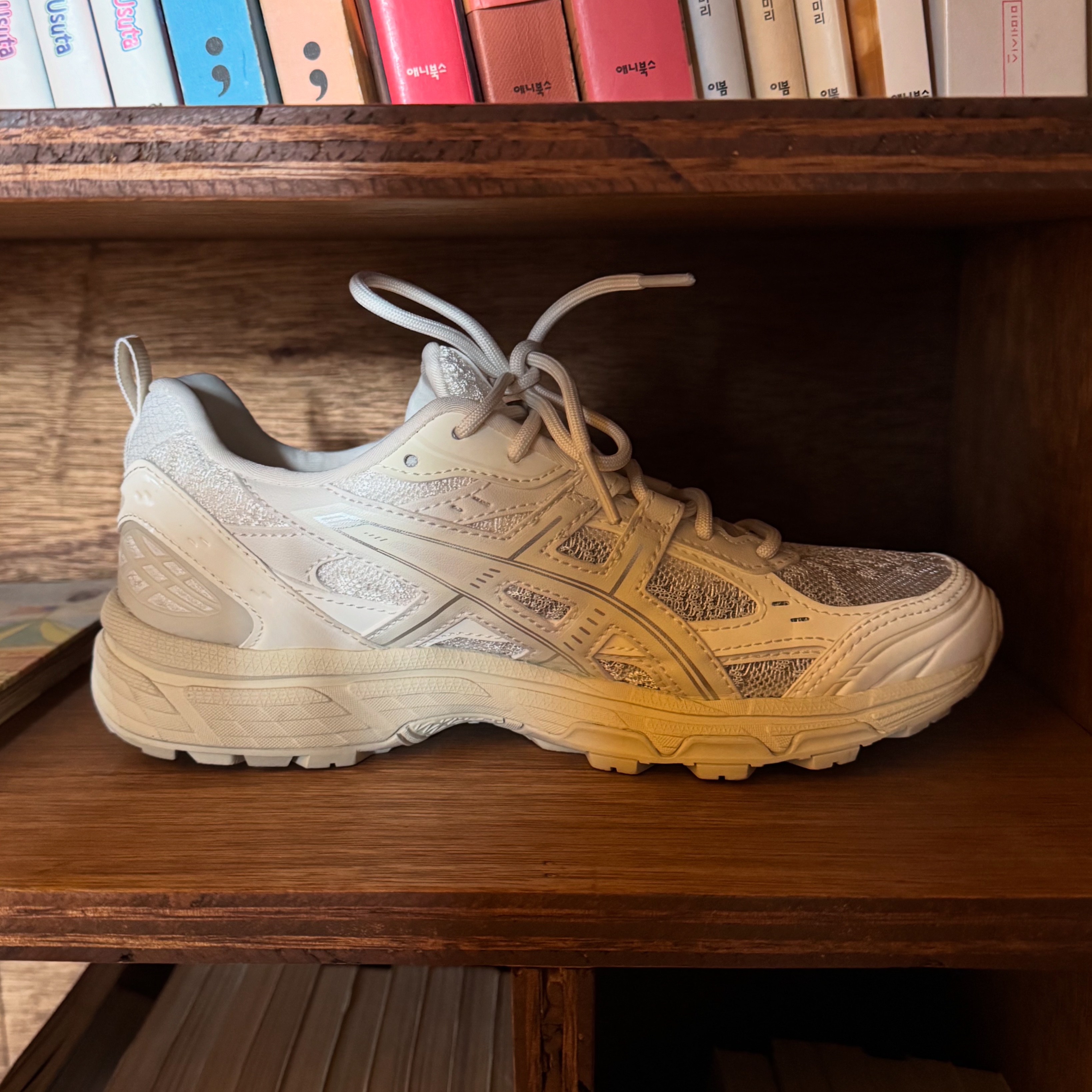 Asics Gel-Nunobiki Cream Pure Silver 착용 스타일 - 6