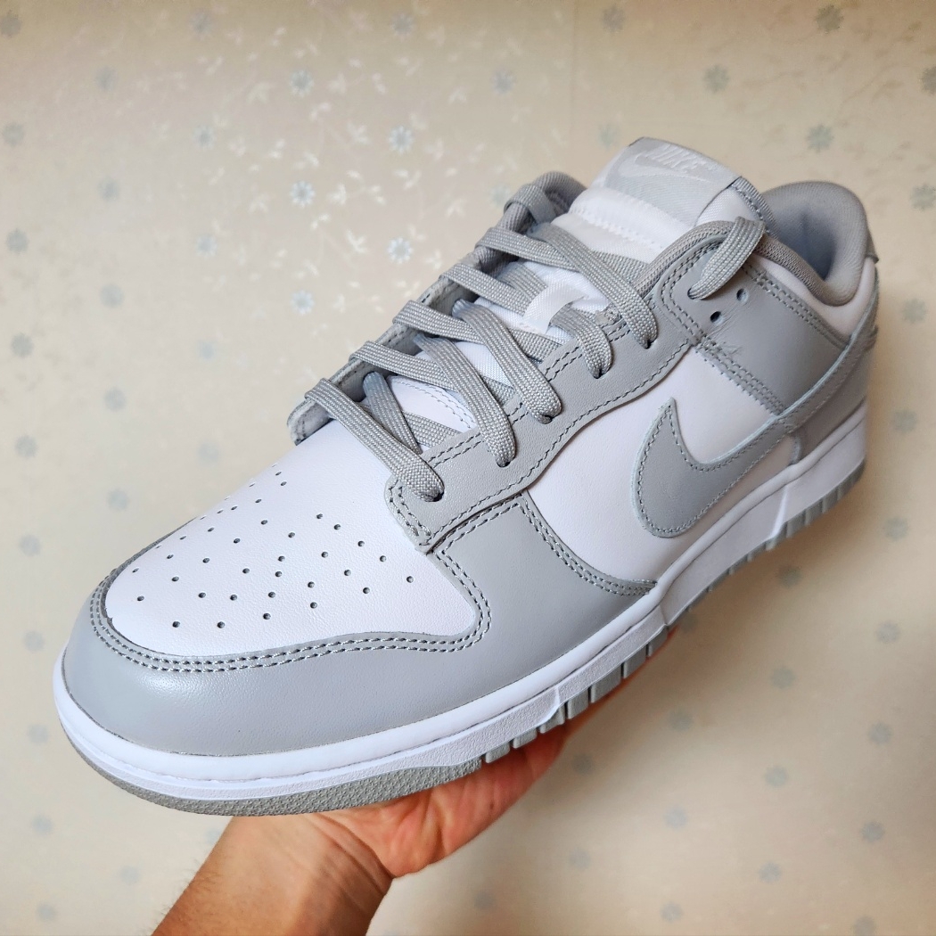Nike Dunk Low Retro Grey Fog 착용 스타일 - 1
